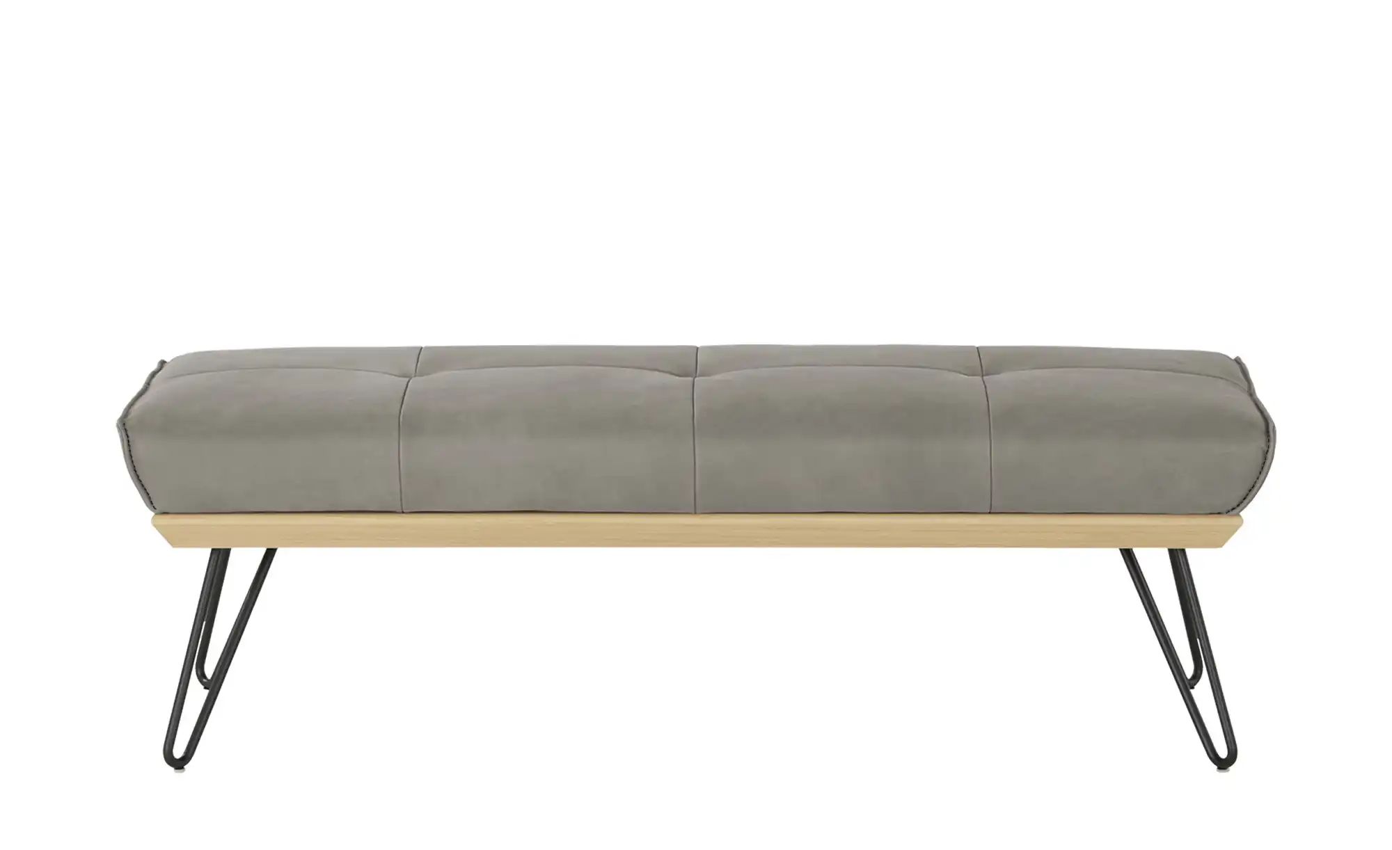 Thumbnail - KOINOR Hockerbank Leder Dining System 4 ¦ grau ¦ Maße (cm): B: 170 H: 49 T: 54.0 Bänke > Einzelbänke - Höffner