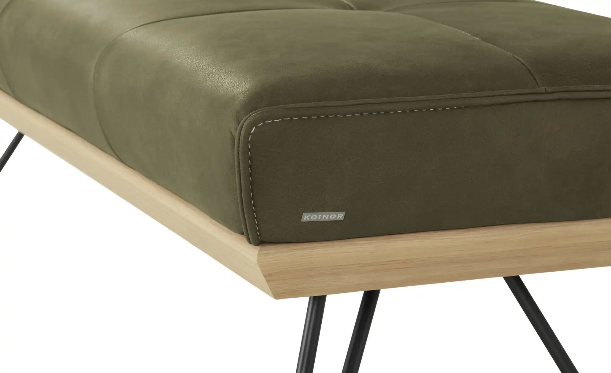 Thumbnail - KOINOR Hockerbank Leder Dining System 4 ¦ grün ¦ Maße (cm): B: 190 H: 49 T: 54.0 Bänke > Einzelbänke - Höffner