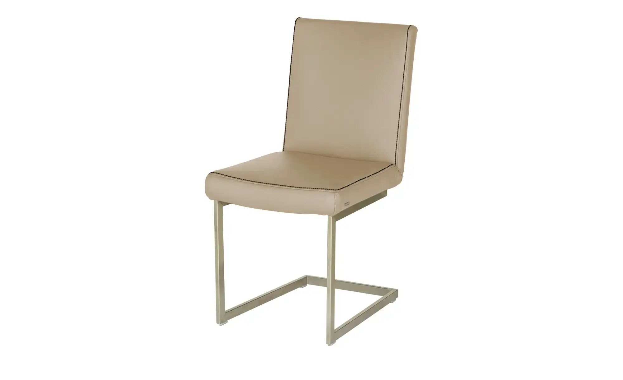 KOINOR Leder-Schwingstuhl  Sqare ¦ beige ¦ Maße (cm): B: 46 H: 92 T: 61 Stü günstig online kaufen