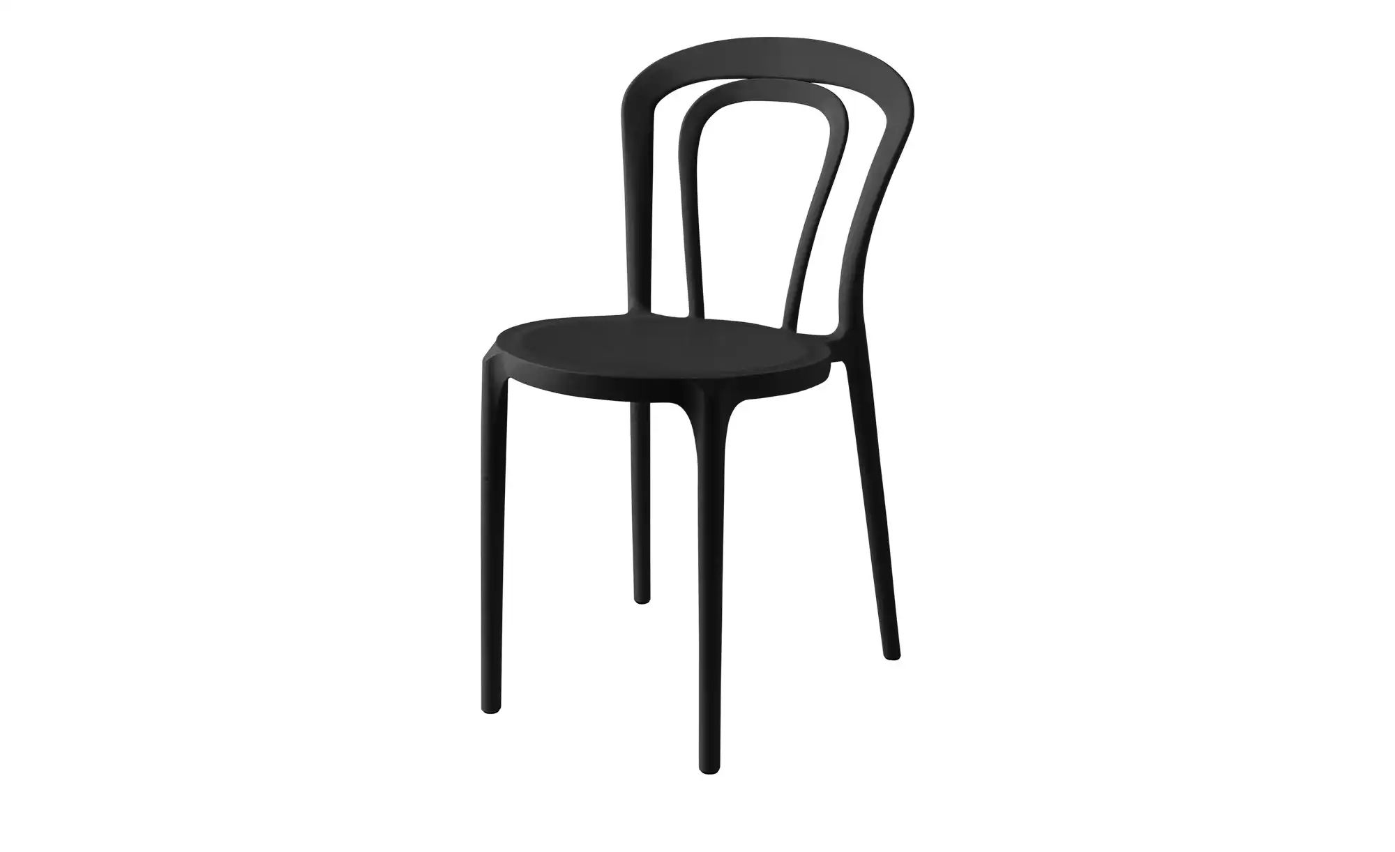 Connubia Stuhl stapelbar Caffe ¦ schwarz ¦ Maße (cm): B: 43 H: 83 T: 53.0 S günstig online kaufen