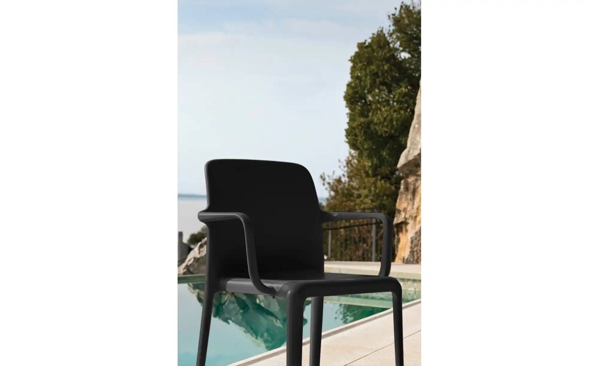 Thumbnail - Connubia Stuhl stapelbar Bayo ¦ schwarz ¦ Maße (cm): B: 60 H: 82,5 T: 54.0 Stühle > Esszimmerstühle > Esszimmerstühle mi...