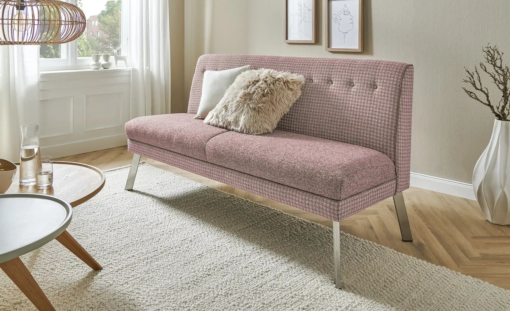 Barnickel Küchensofa  Tabea ¦ rosa/pink ¦ Maße (cm): B: 176 H: 92 T: 72 Bän günstig online kaufen