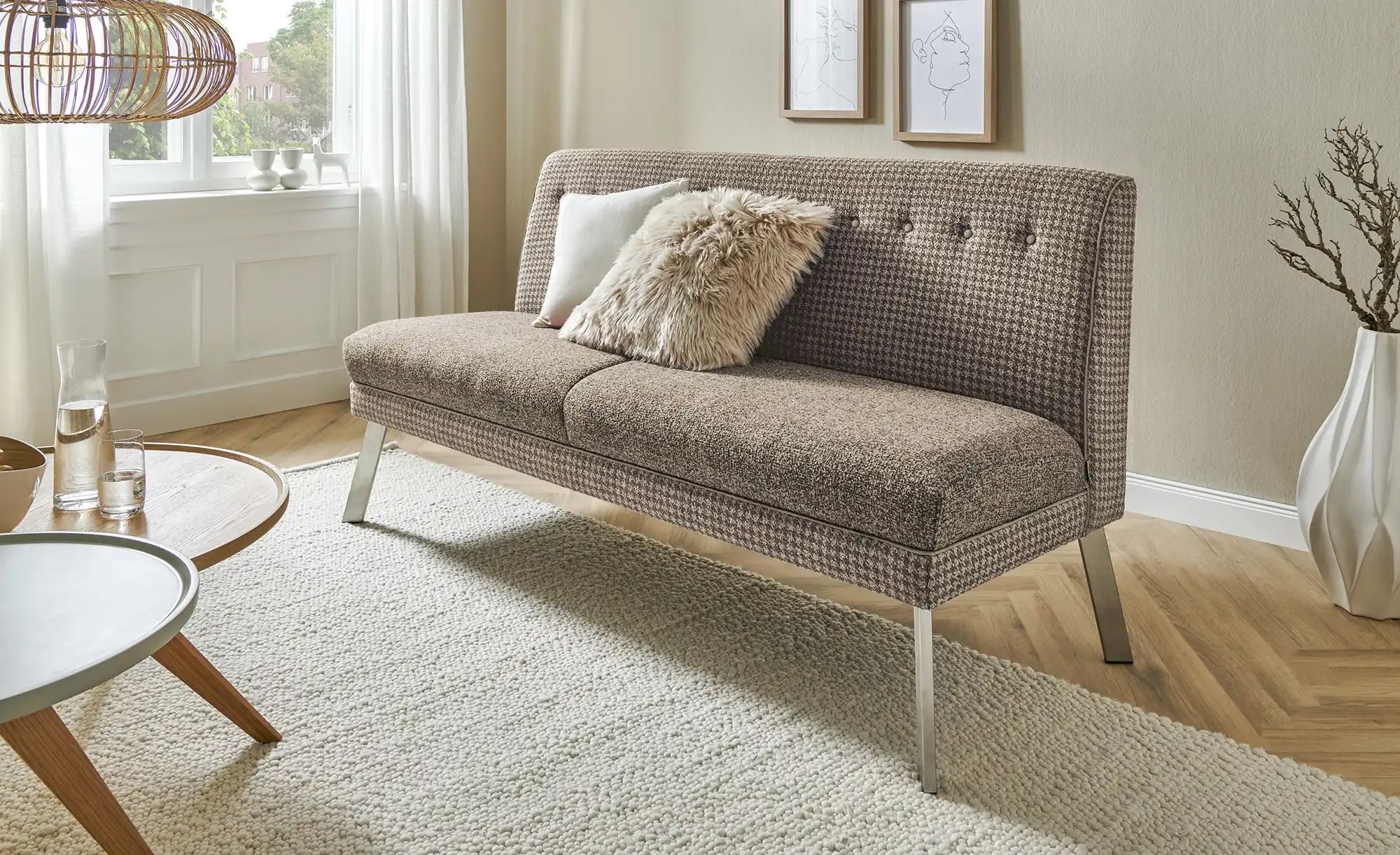 Barnickel Küchensofa  Tabea ¦ braun ¦ Maße (cm): B: 151 H: 92 T: 72 Bänke > günstig online kaufen