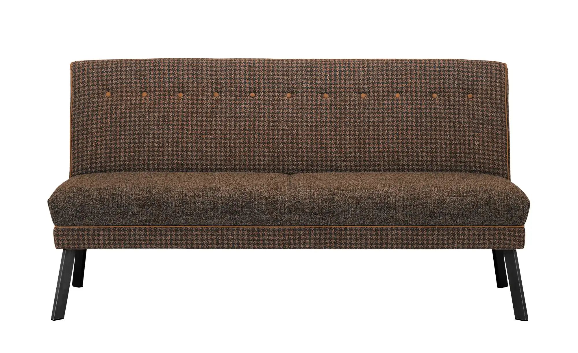 Barnickel Küchensofa Tabea | Orange / Dunkelbraun, 201 cm