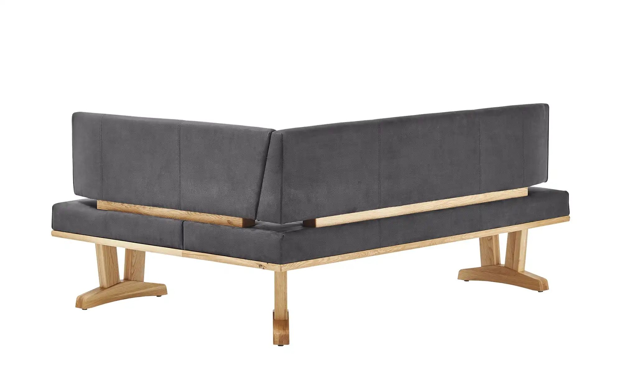 Thumbnail - Woodford Eckbank massiv Mila ¦ grau ¦ Maße (cm): B: 222 H: 92 T: 152.0 Bänke > Eckbänke - Höffner