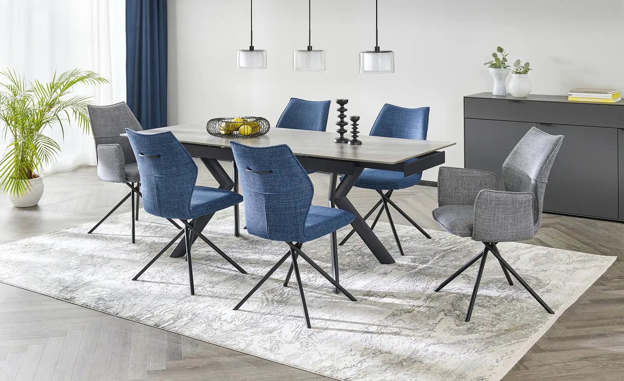 Thumbnail - uno Esszimmerstuhl drehbar Gundis ¦ grau ¦ Maße (cm): B: 61 H: 90,5 T: 60.5 Stühle > Esszimmerstühle > Esszimmerstühle m...