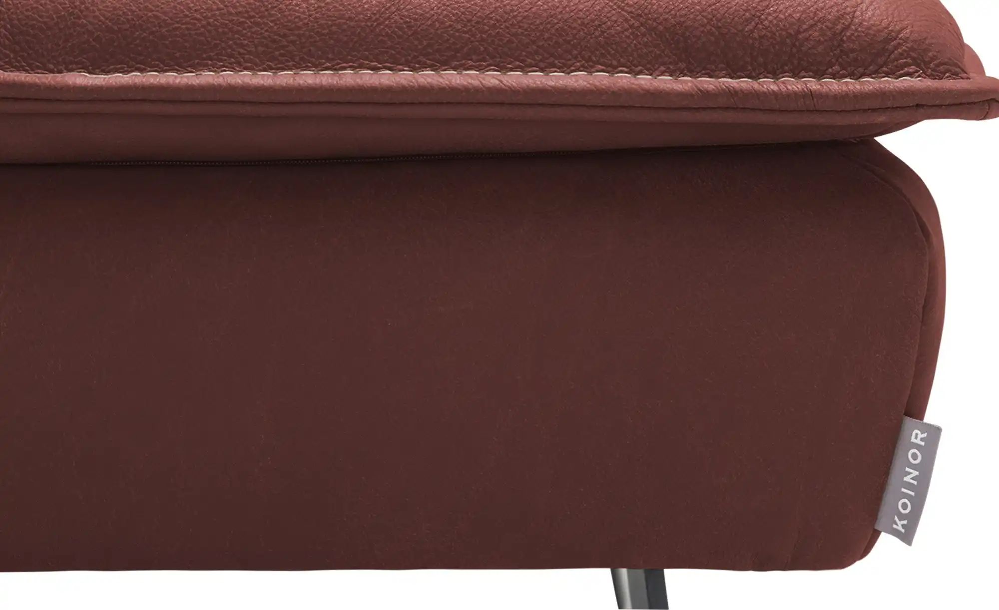 Thumbnail - KOINOR Hockerbank Leder Alino ¦ rot ¦ Maße (cm): B: 150 H: 51 T: 56.0 Bänke > Einzelbänke - Höffner