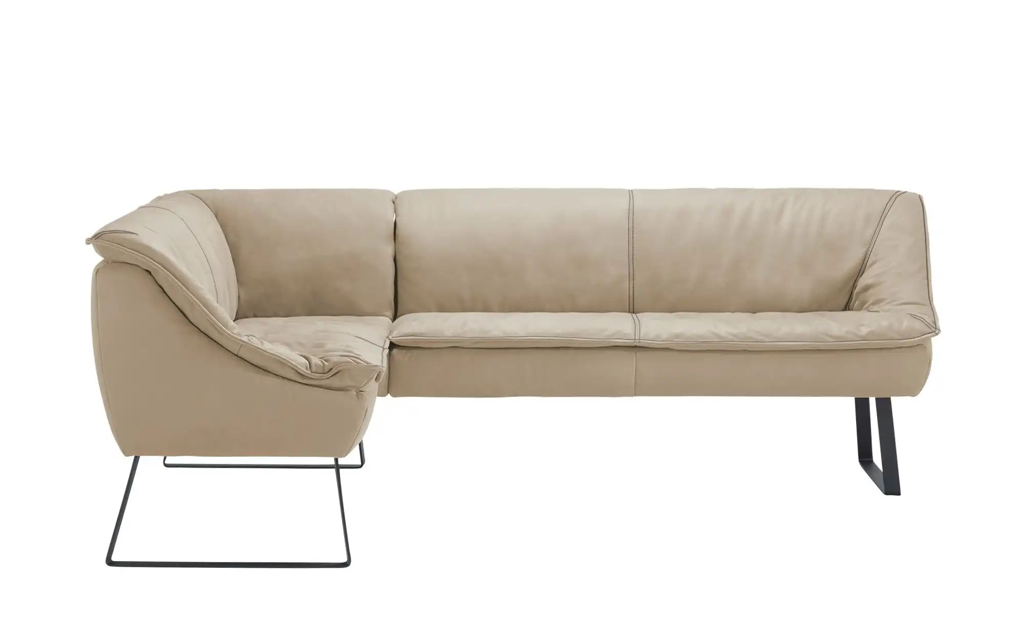 Thumbnail - KOINOR Eckbank Leder Alino ¦ beige ¦ Maße (cm): B: 243 H: 89 T: 192.0 Bänke > Eckbänke - Höffner