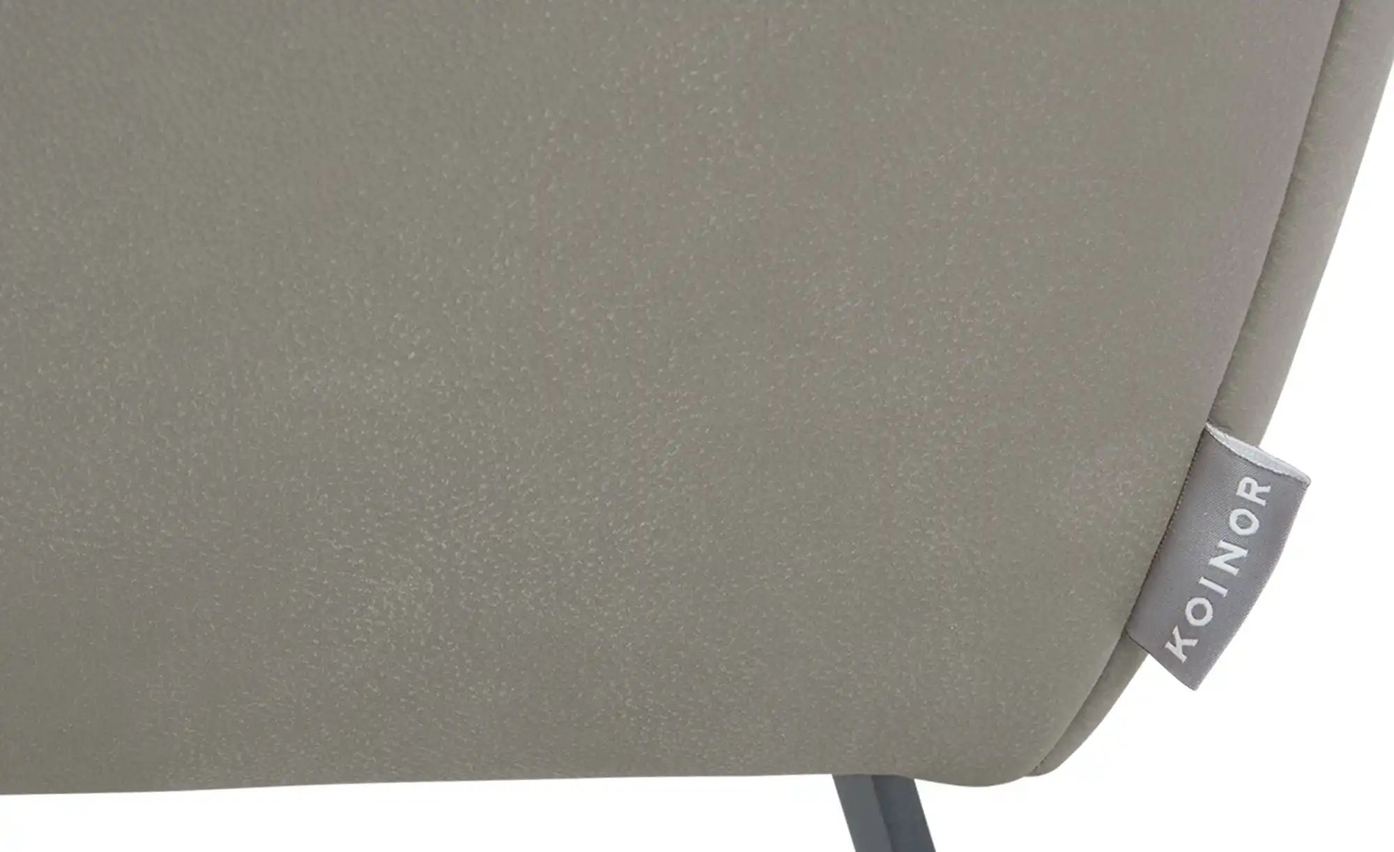 KOINOR Eckbank Leder Alino ¦ grau ¦ Maße (cm): H: 89 Bänke > Eckbänke - Höf günstig online kaufen