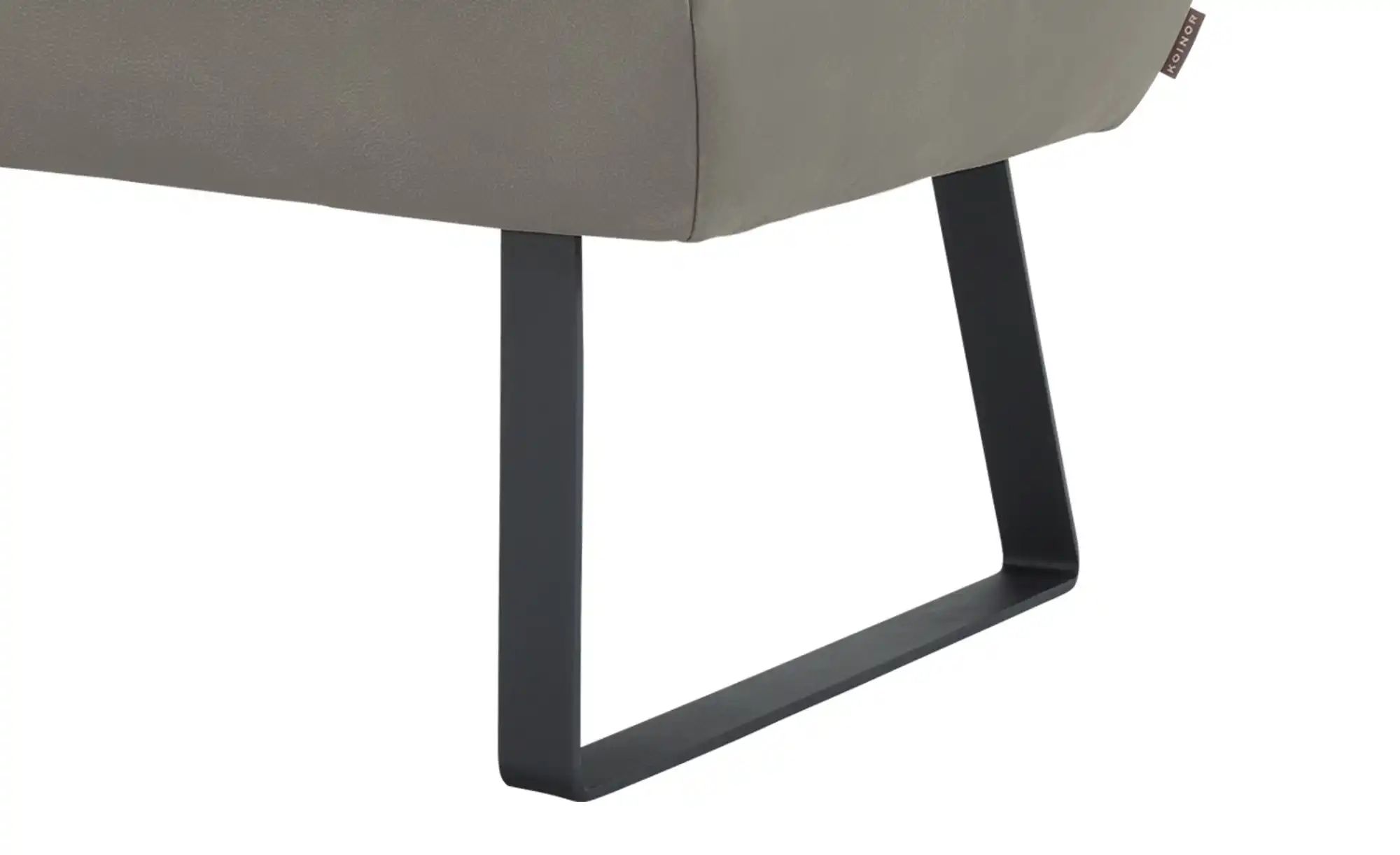KOINOR Eckbank Leder Alino ¦ grau ¦ Maße (cm): H: 89 Bänke > Eckbänke - Höf günstig online kaufen