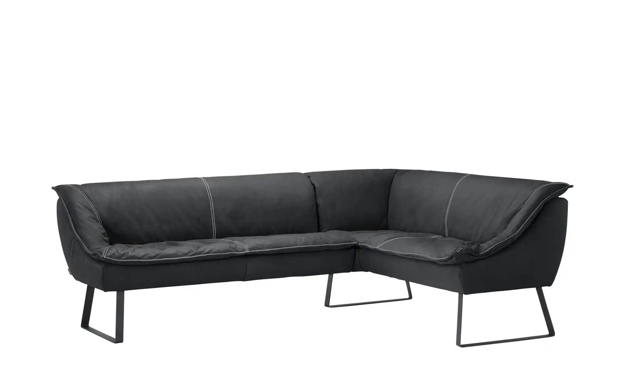 KOINOR Eckbank Leder Alino ¦ grau ¦ Maße (cm): H: 89 Bänke > Eckbänke - Höf günstig online kaufen