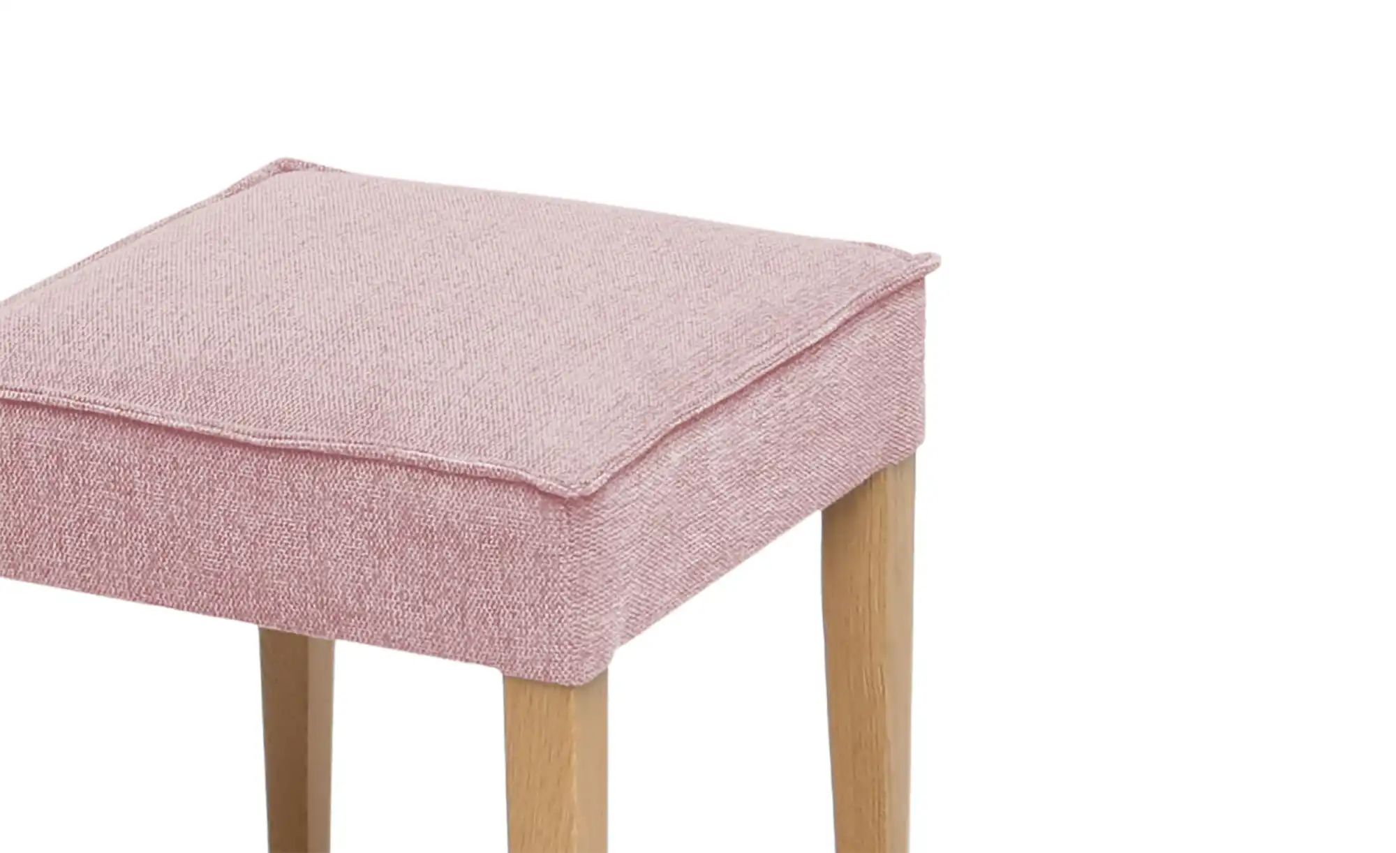 Woodford Polsterhocker  Laron ¦ rosa/pink ¦ Maße (cm): B: 42 H: 50 T: 42 Po günstig online kaufen