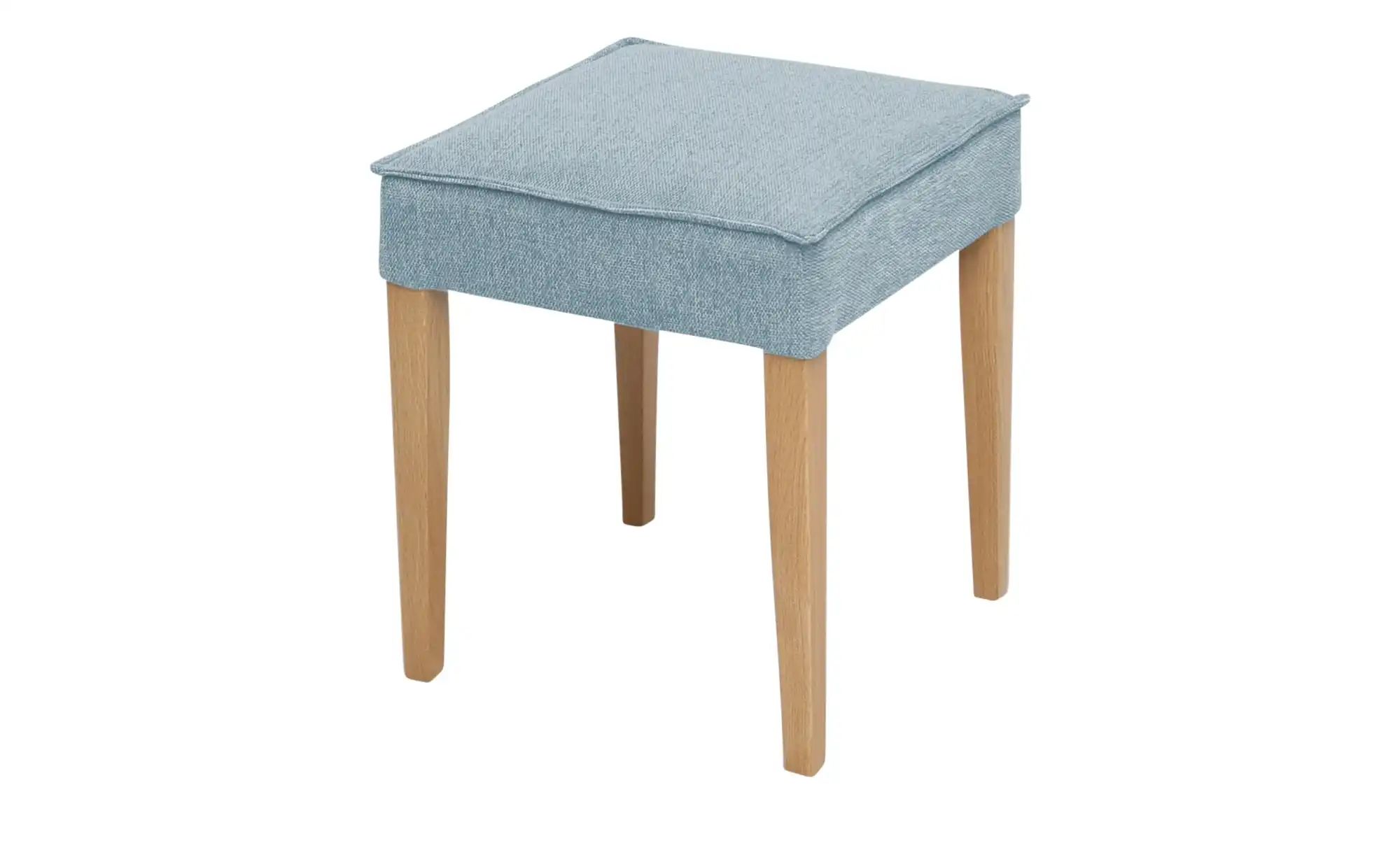 Woodford Polsterhocker  Laron ¦ blau ¦ Maße (cm): B: 42 H: 50 T: 42 Polster günstig online kaufen