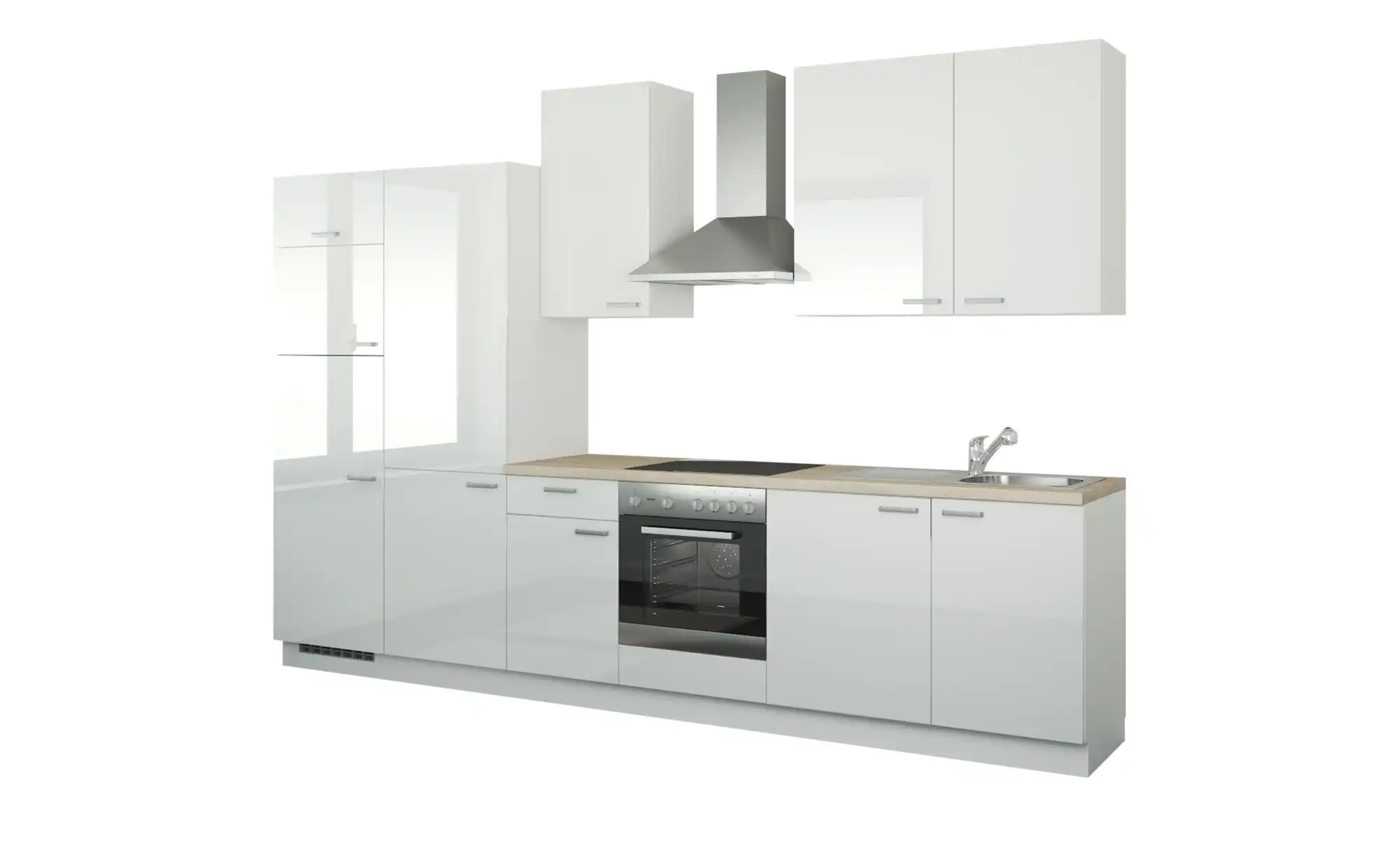 Küchenzeile mit Elektrogeräten  Duisburg ¦ weiß ¦ Maße (cm): B: 34 Küchen > Küchenblöcke mit E-Geräten - Höffner