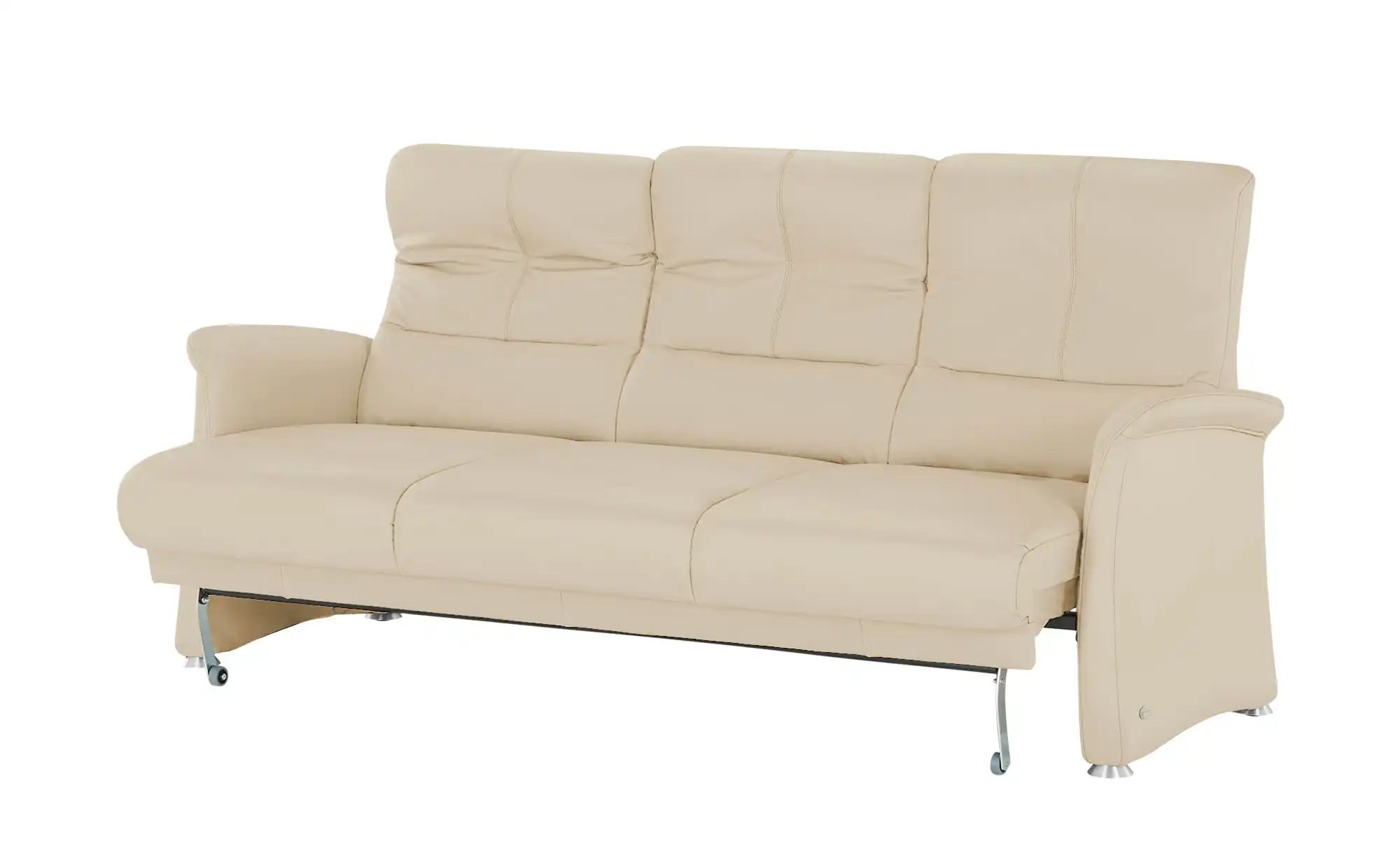 himolla Vorziehsofa aus Echtleder 6001 ¦ beige ¦ Maße (cm): B: 210 T: 86.0 günstig online kaufen