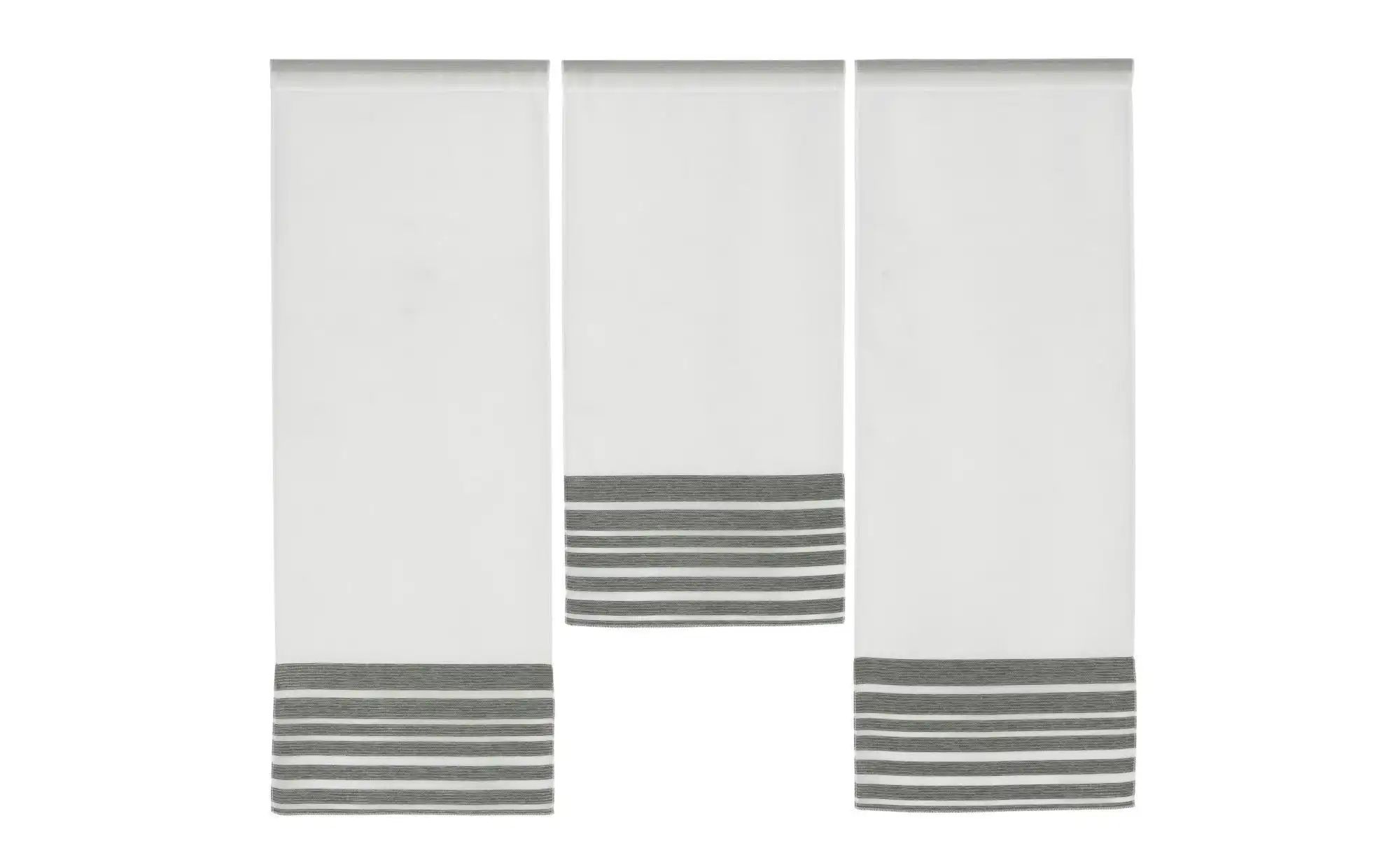 Clever-Kauf-24 Scheibengardine Design Mini Flächenvorhang Set günstig online kaufen
