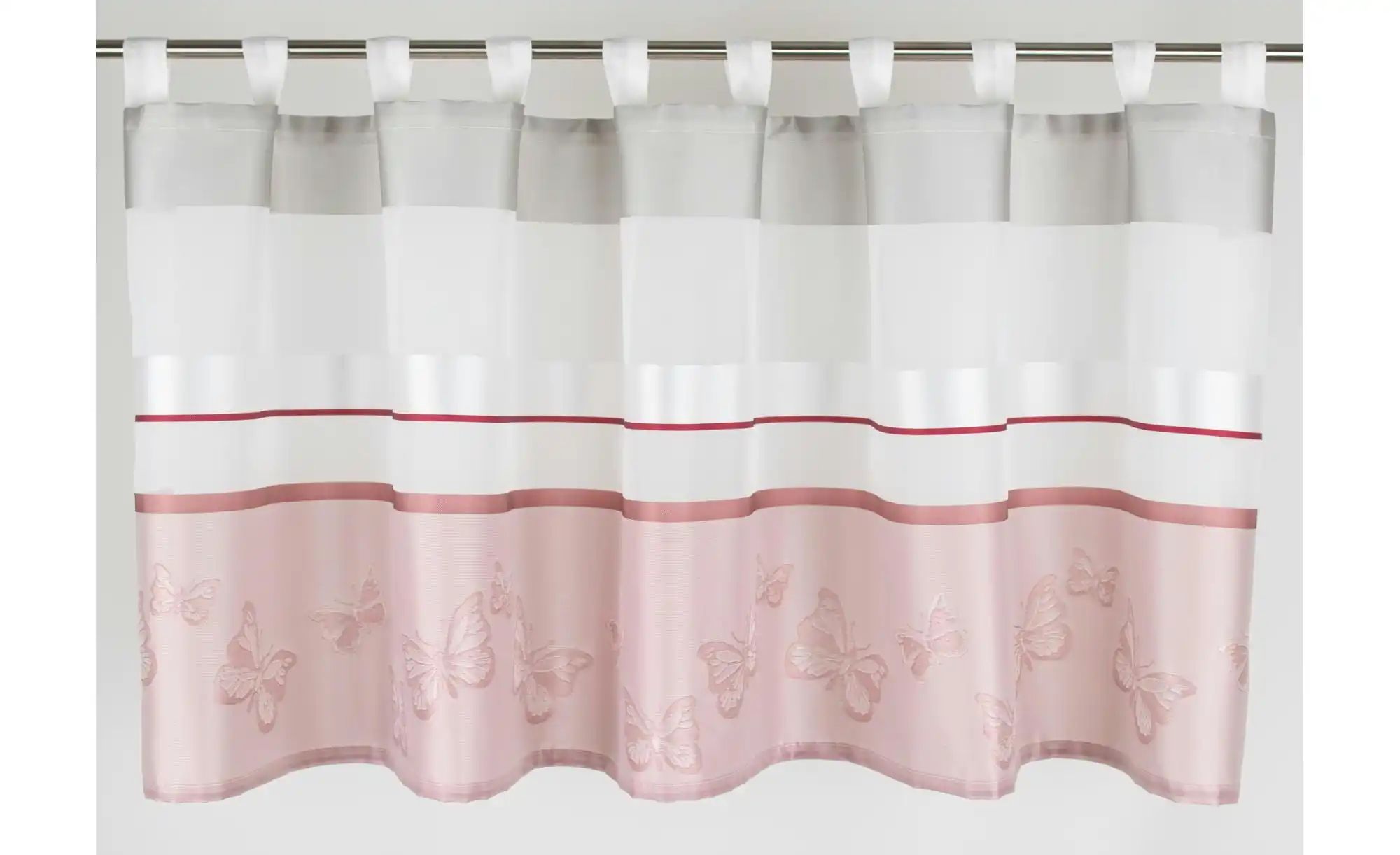 Schlaufen Panneaux   ¦ grau ¦ Synthetik ¦ Maße (cm): B: 140 H: 50 Gardinen günstig online kaufen