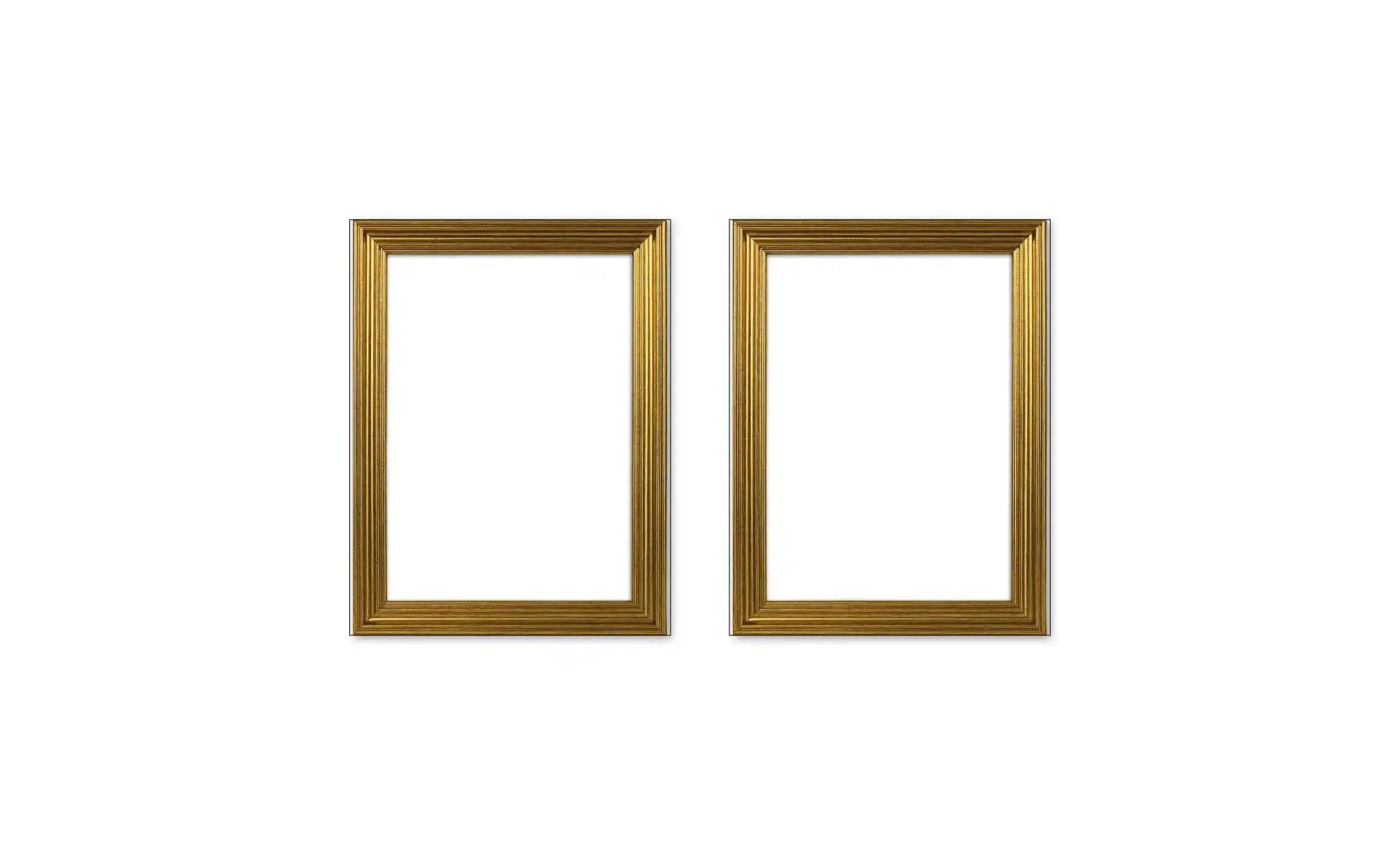 Bilderrahmen 13x18 cm, 2er-Set ¦ gold ¦ Glas ¦ Maße (cm): B: 13 H: 18 T: 1, günstig online kaufen