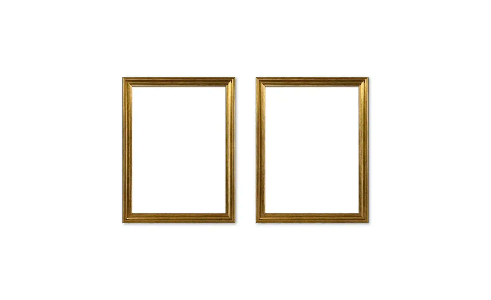 Bilderrahmen 18x24 cm, 2er-Set ¦ gold ¦ Glas ¦ Maße (cm): B: 18 H: 24 T: 1, günstig online kaufen