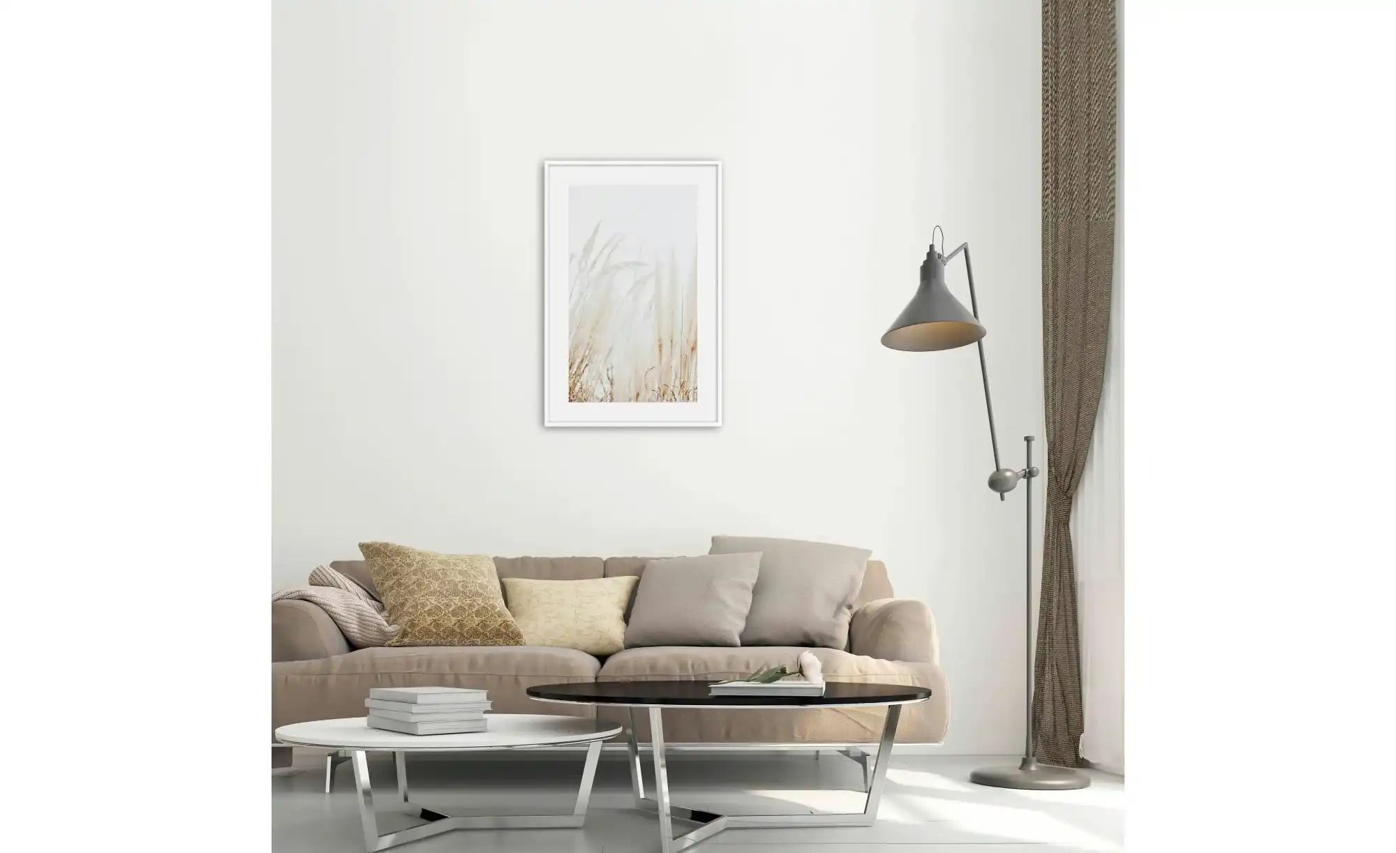 Bilderrahmen 40x60 cm ¦ weiß ¦ Kunststoff ¦ Maße (cm): B: 40 H: 60 T: 2 Acc günstig online kaufen