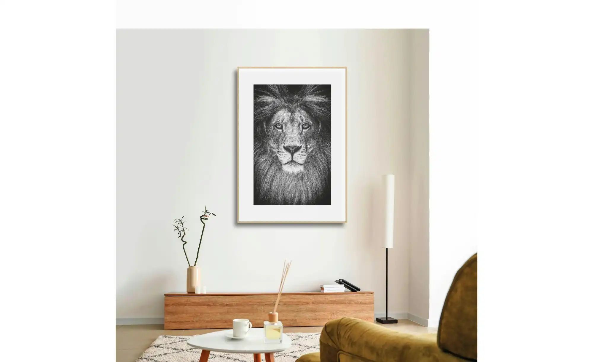 Bilderrahmen 70x100 cm   ¦ holzfarben ¦ Kunststoff ¦ Maße (cm): B: 70 H: 10 günstig online kaufen