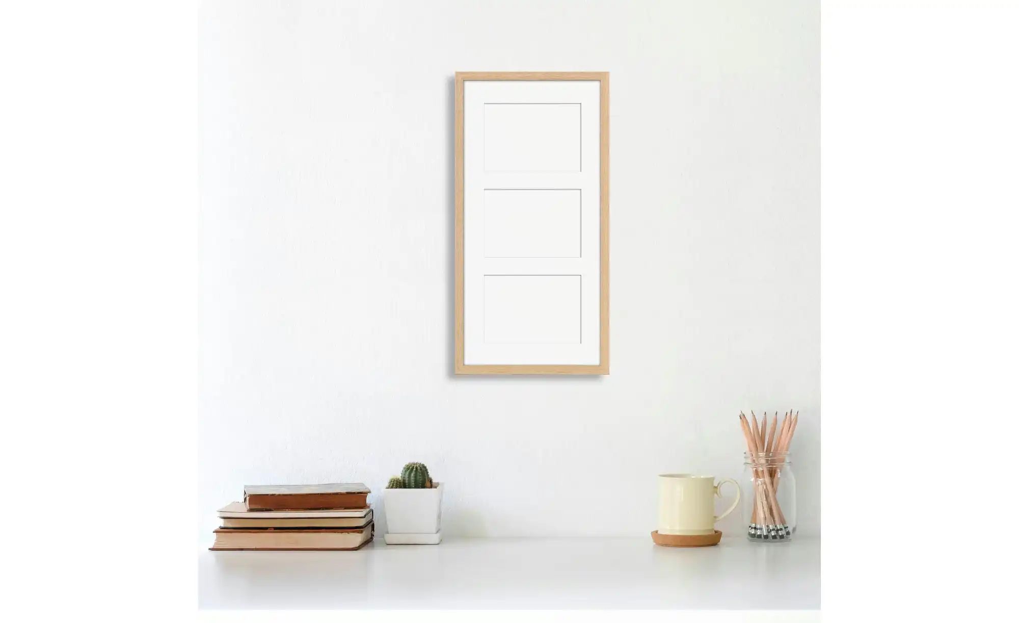 Bilderrahmen 25x51 cm   ¦ holzfarben ¦ Massivholz ¦ Maße (cm): B: 25 H: 51 günstig online kaufen