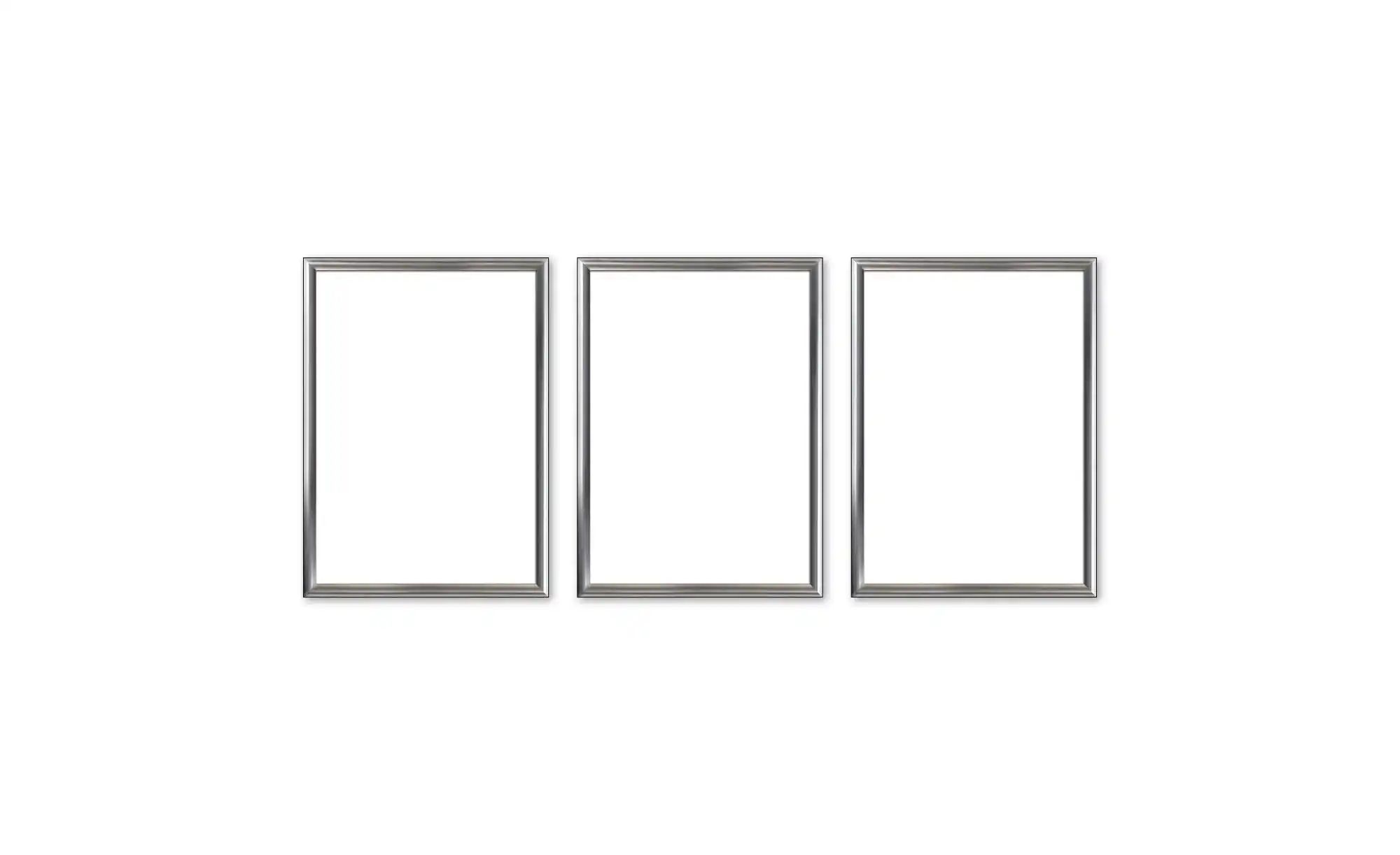 Bilderrahmen 13x18 cm, 3er-Set ¦ silber ¦ Kunststoff ¦ Maße (cm): B: 13 H: günstig online kaufen