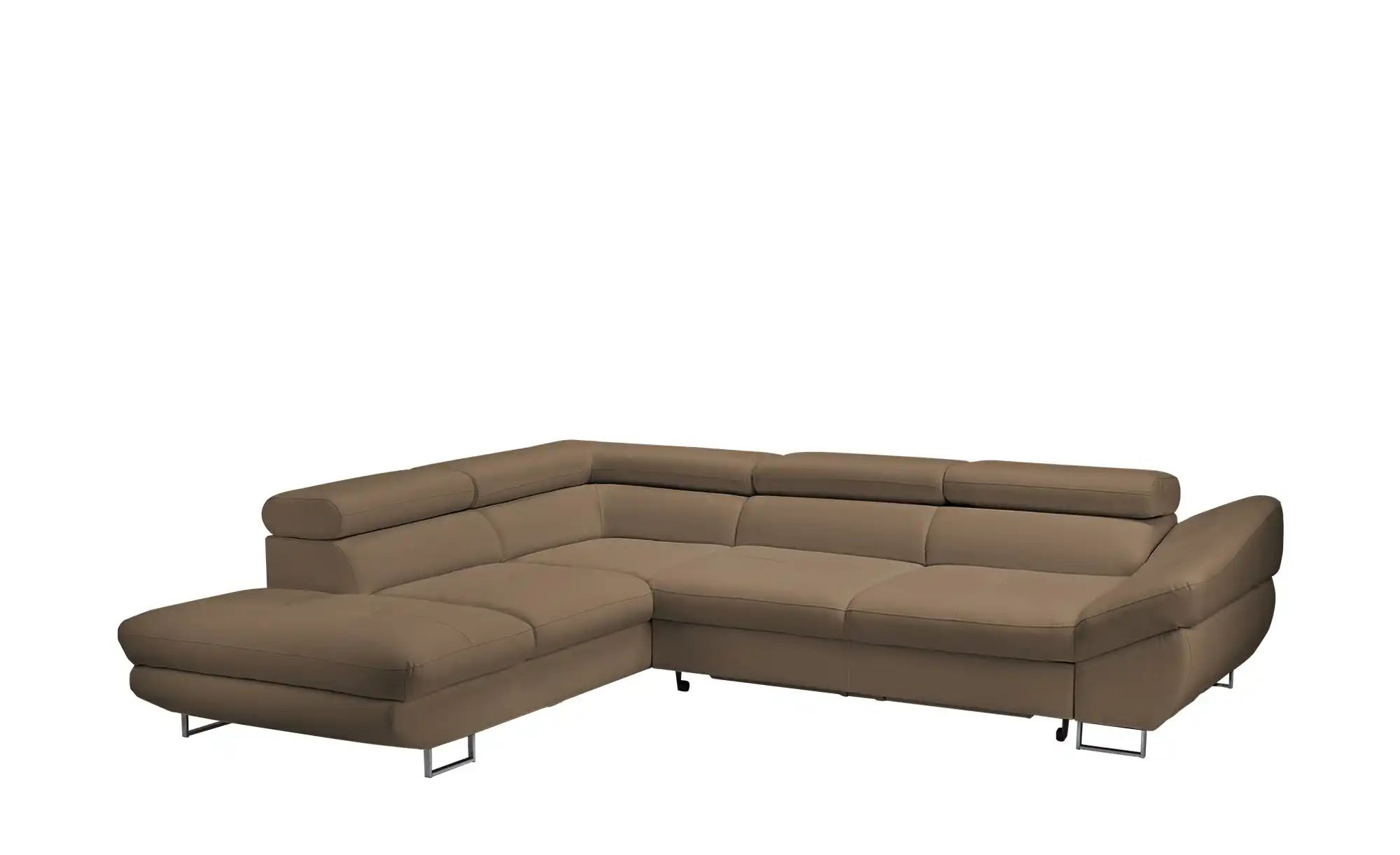 switch Ecksofa aus Kunstleder Fabio ¦ beige ¦ Maße (cm): B: 280 H: 69 T: 23 günstig online kaufen