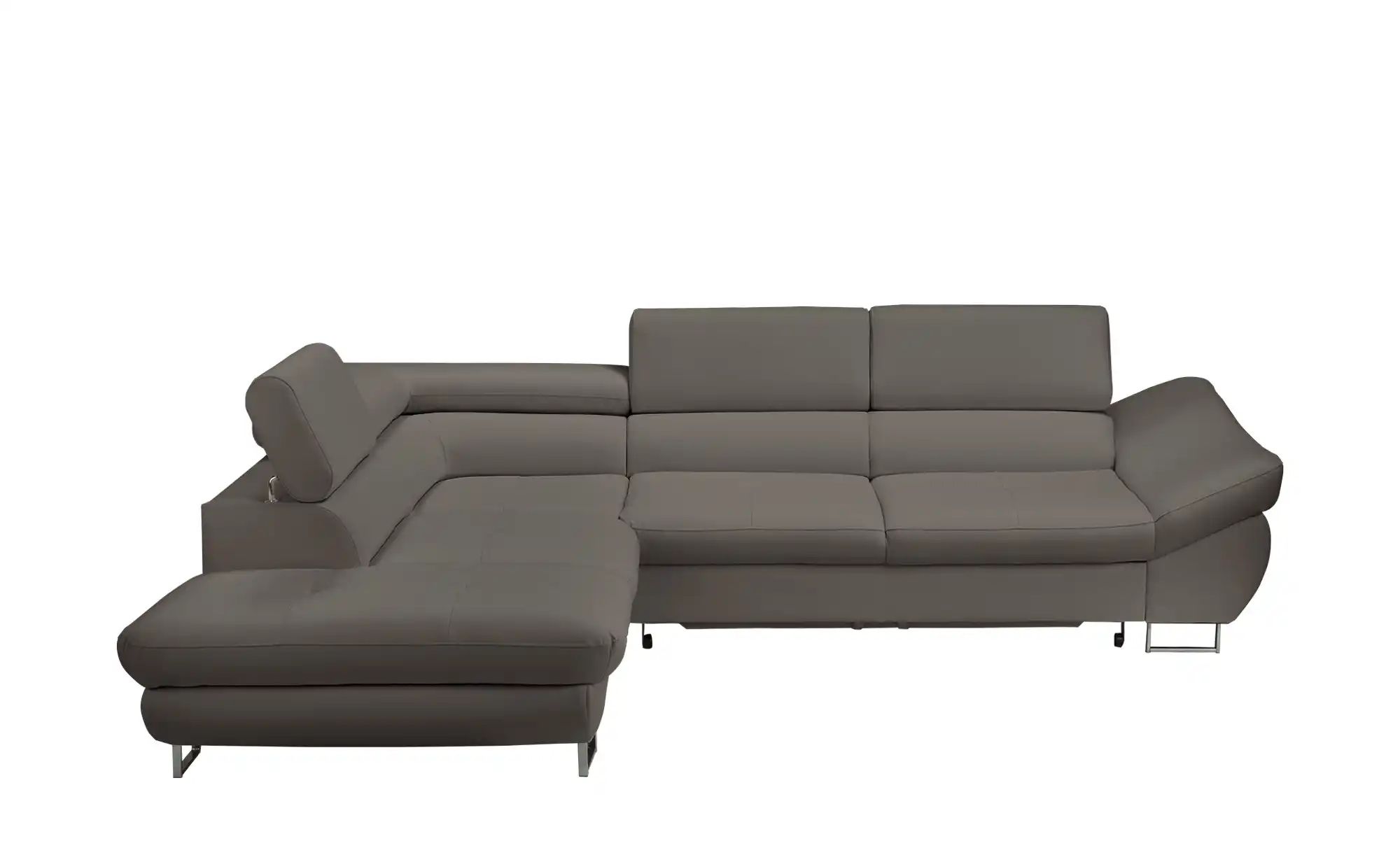 switch Ecksofa aus Kunstleder Fabio ¦ grau ¦ Maße (cm): B: 280 H: 69 T: 235 günstig online kaufen