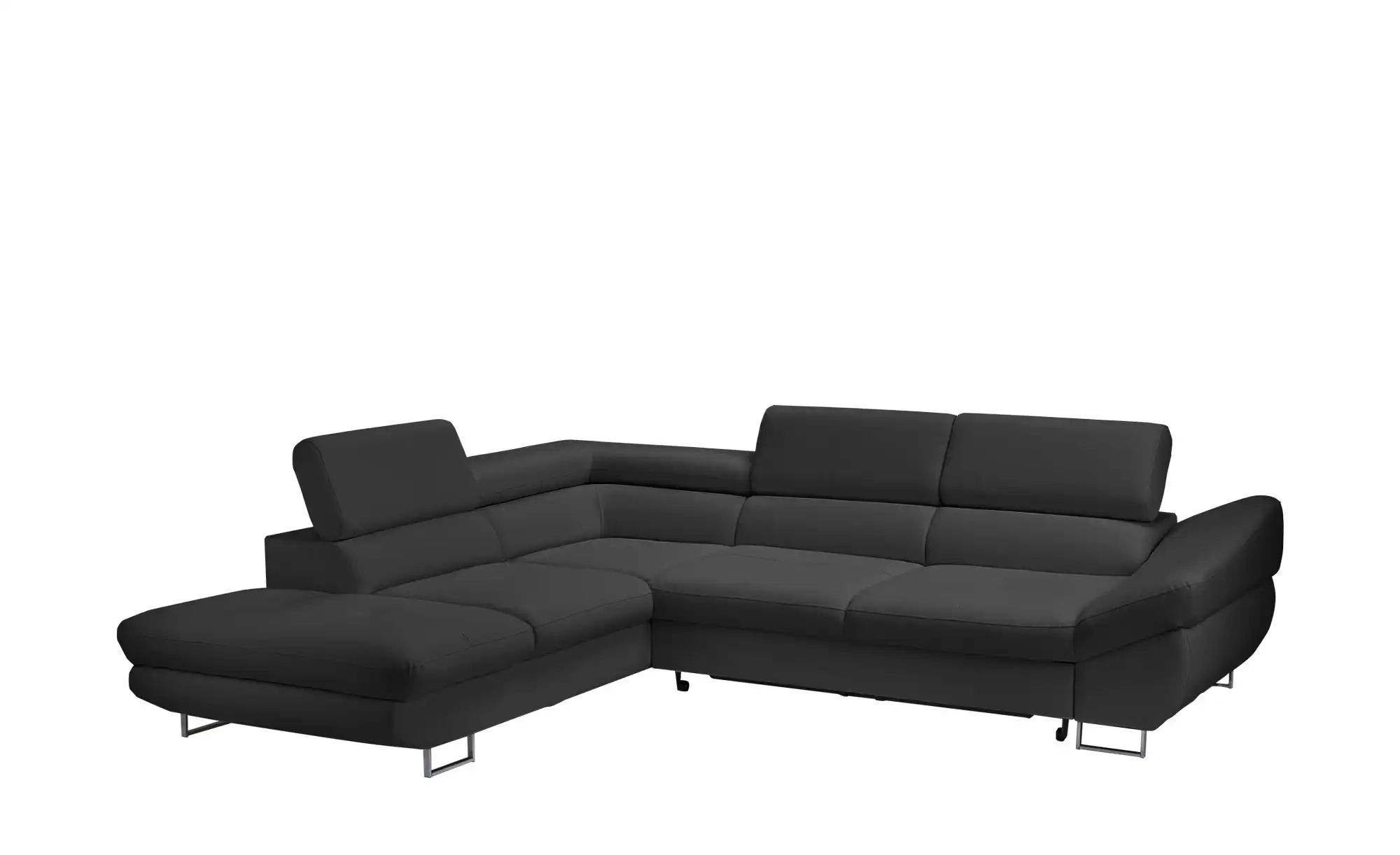 switch Ecksofa aus Kunstleder Fabio ¦ schwarz ¦ Maße (cm): B: 280 H: 69 T: günstig online kaufen