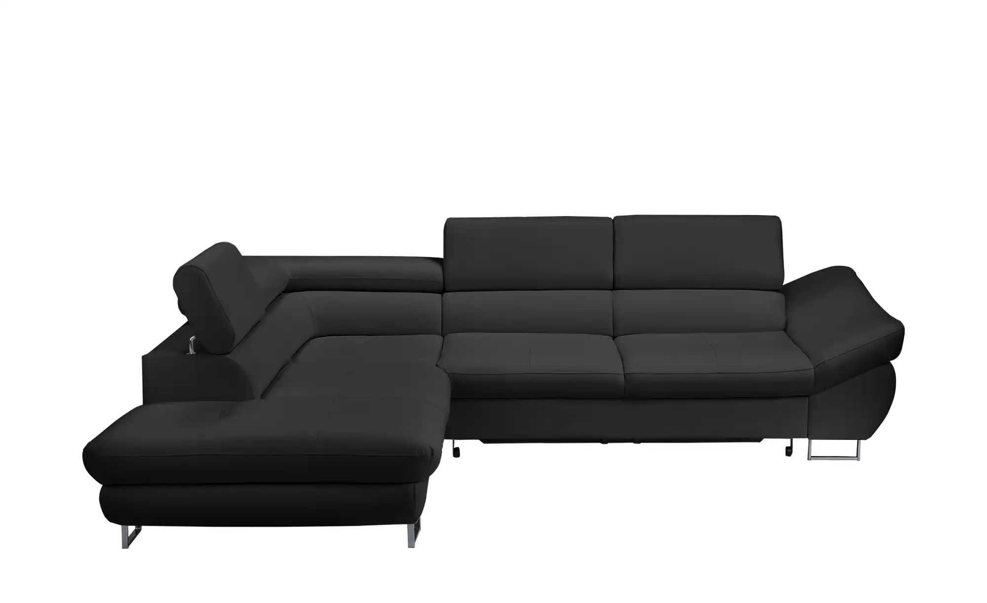 switch Ecksofa aus Kunstleder Fabio ¦ schwarz ¦ Maße (cm): B: 280 H: 69 T: günstig online kaufen