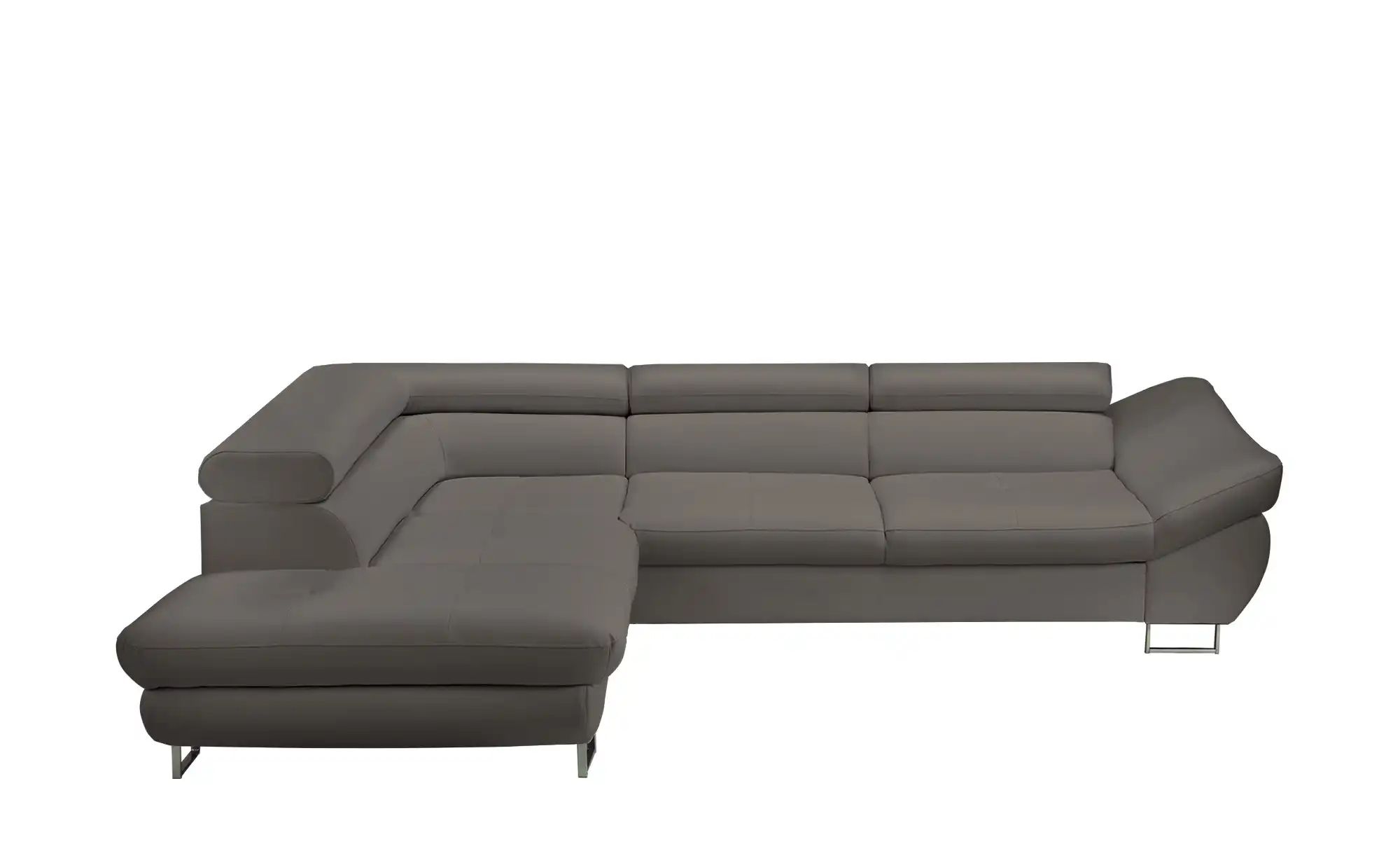 switch Ecksofa aus Kunstleder Fabio ¦ grau ¦ Maße (cm): B: 280 H: 69 T: 235 günstig online kaufen