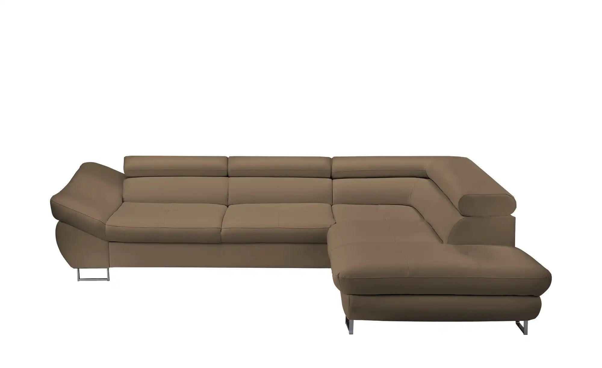 switch Ecksofa aus Kunstleder Fabio ¦ beige ¦ Maße (cm): B: 280 H: 69 T: 23 günstig online kaufen