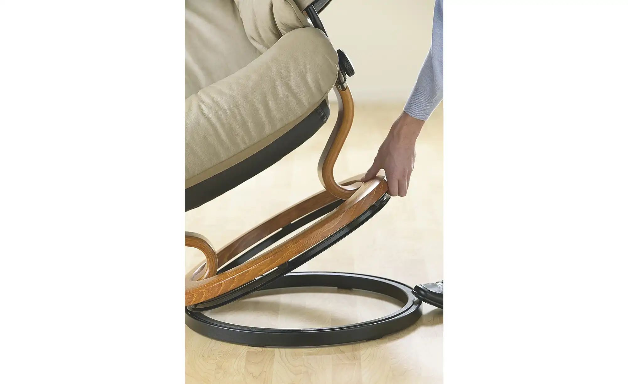 Thumbnail - Stressless Erhöhungsring für Sessel  Stressless ¦ schwarz ¦ Maße (cm): H: 3,5  Ø: 55.5 Polstermöbel > Polsterzubehör - H...
