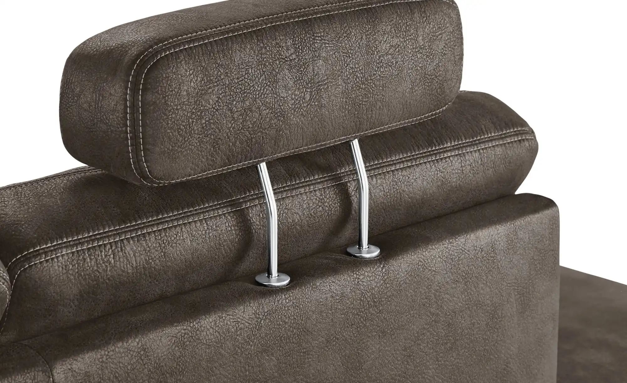 meinSofa Wohnlandschaft Kunstleder Samu ¦ braun ¦ Maße (cm): H: 90 Polsterm günstig online kaufen