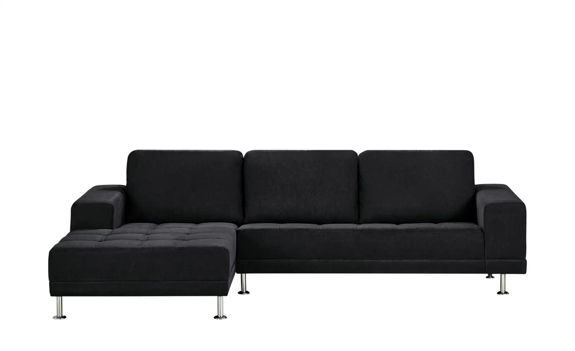 smart Ecksofa  Garda ¦ schwarz ¦ Maße (cm): B: 280 H: 81 T: 166 Polstermöbe günstig online kaufen