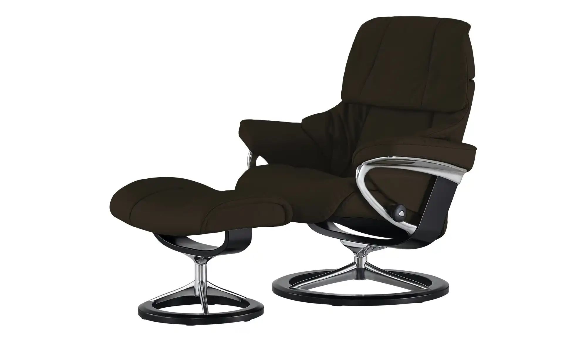 Stressless Relaxsessel mit Hocker  Reno L ¦ braun ¦ Maße (cm): B: 92 H: 110 günstig online kaufen