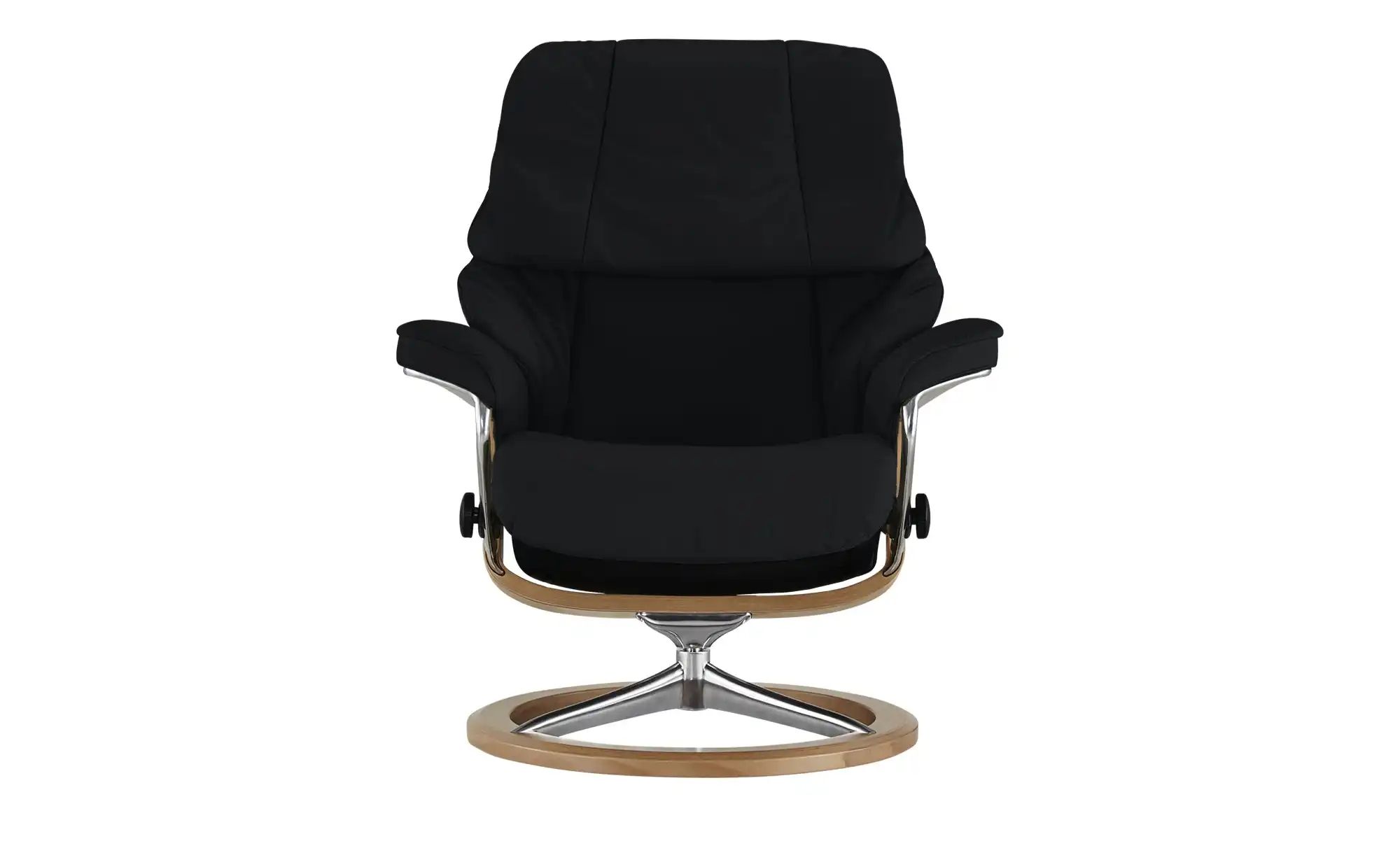 Thumbnail - Stressless Relaxsessel mit Hocker Reno L ¦ schwarz ¦ Maße (cm): B: 92 H: 110 T: 80.0 Polstermöbel > Sessel > Fernsehses...