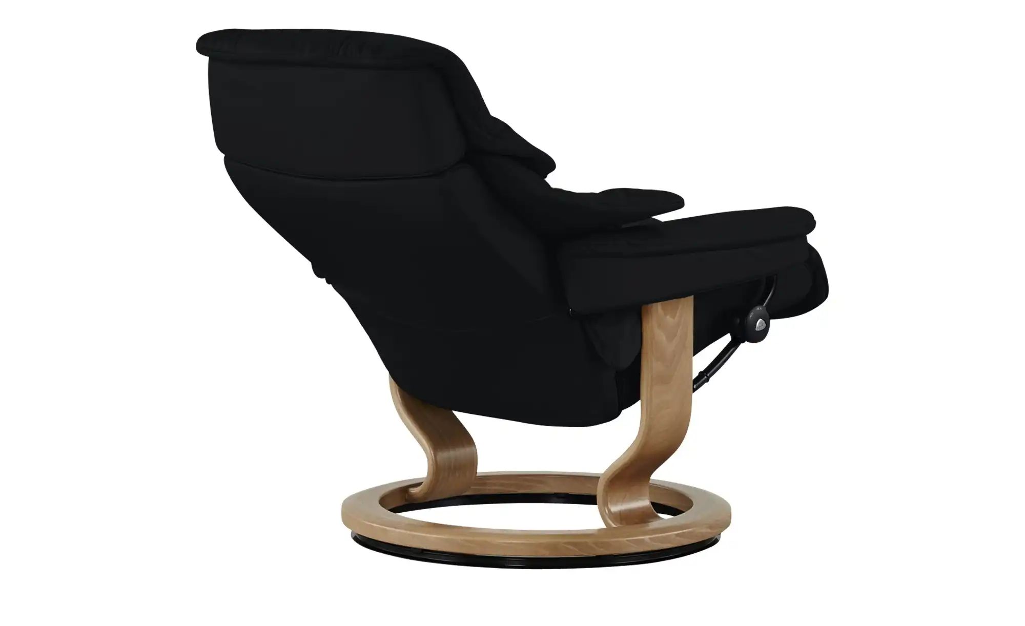 Thumbnail - Stressless Relaxsessel mit Hocker Reno M ¦ schwarz ¦ Maße (cm): B: 79 H: 108 T: 75.0 Polstermöbel > Sessel > Fernsehses...