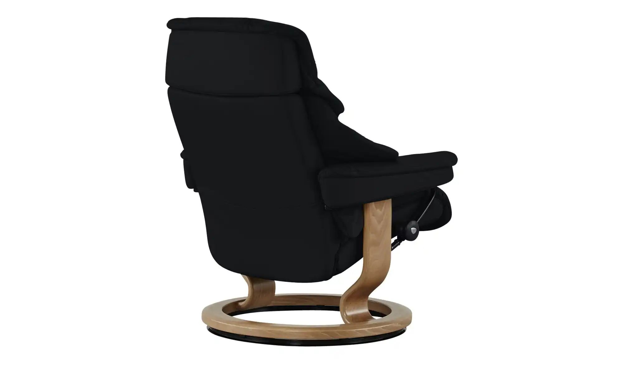 Thumbnail - Stressless Relaxsessel mit Hocker Reno M ¦ schwarz ¦ Maße (cm): B: 79 H: 108 T: 75.0 Polstermöbel > Sessel > Fernsehses...