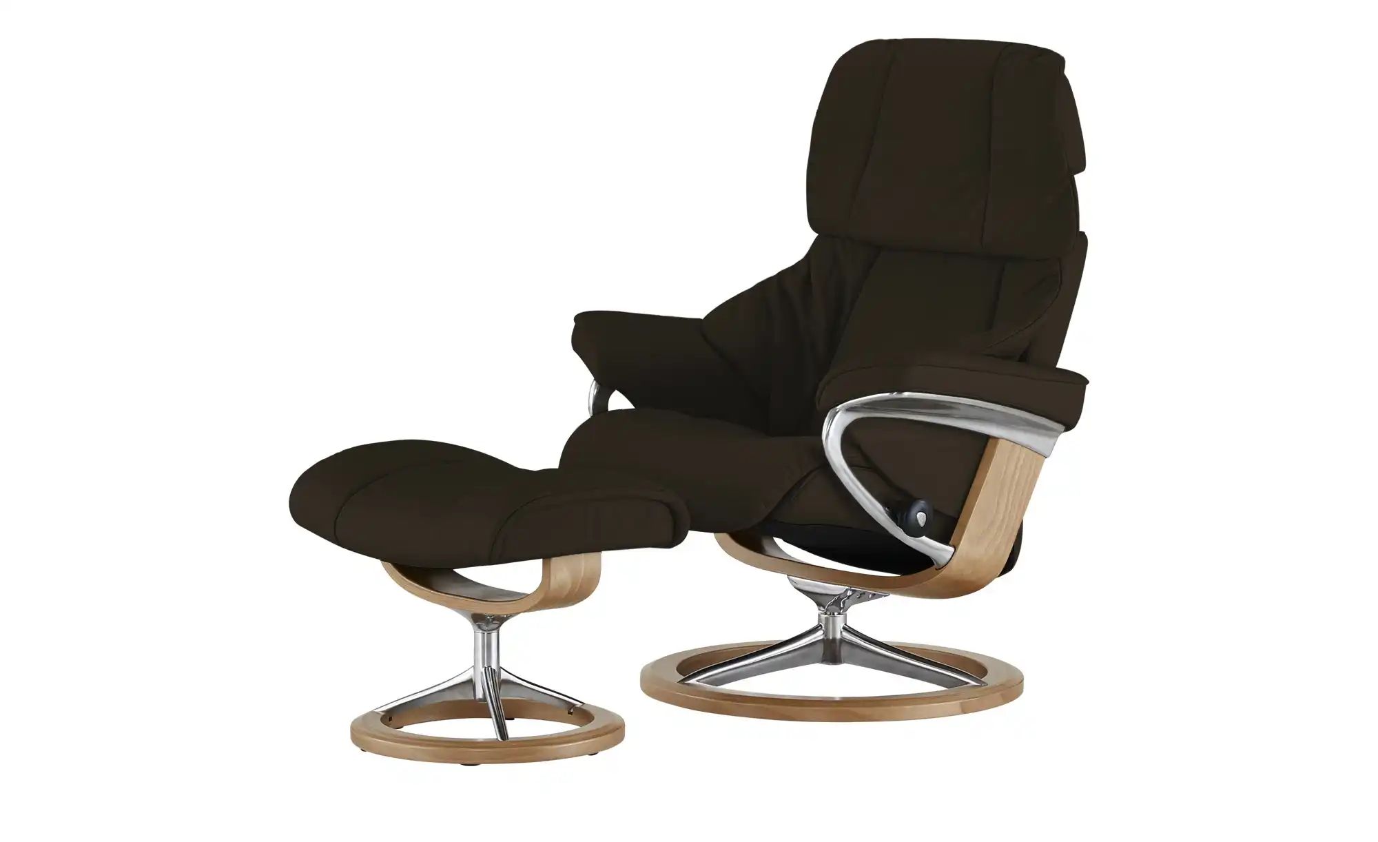 Stressless Relaxsessel mit Hocker  Reno M ¦ braun ¦ Maße (cm): B: 83 H: 110 günstig online kaufen