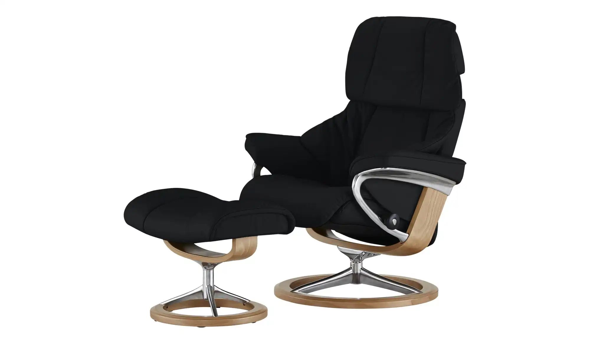 Stressless Relaxsessel mit Hocker  Reno M ¦ schwarz ¦ Maße (cm): B: 83 H: 1 günstig online kaufen