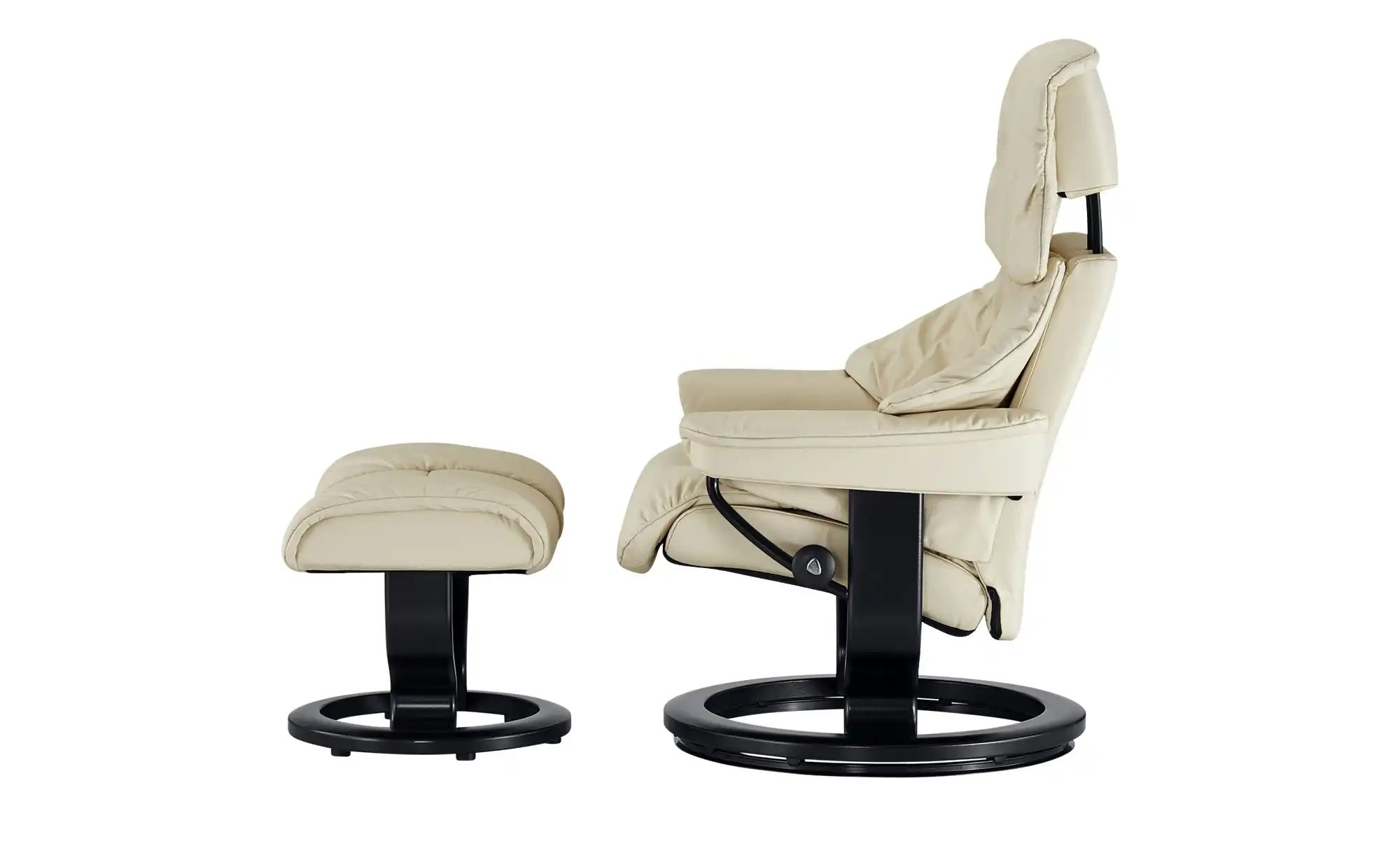 Thumbnail - Stressless Relaxsessel mit Hocker  Reno S ¦ creme ¦ Maße (cm): B: 75 H: 106 T: 75.0 Polstermöbel > Sessel > Fernsehsesse...