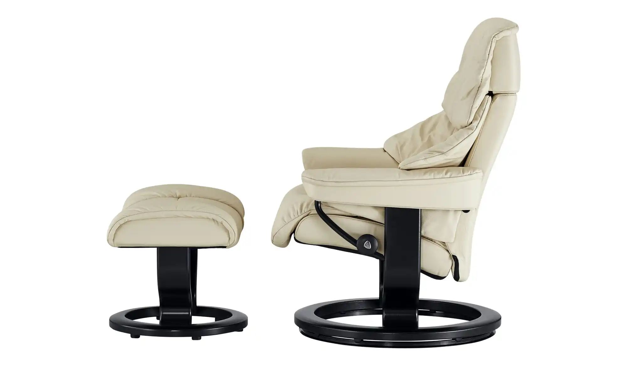Thumbnail - Stressless Relaxsessel mit Hocker  Reno S ¦ creme ¦ Maße (cm): B: 75 H: 106 T: 75.0 Polstermöbel > Sessel > Fernsehsesse...