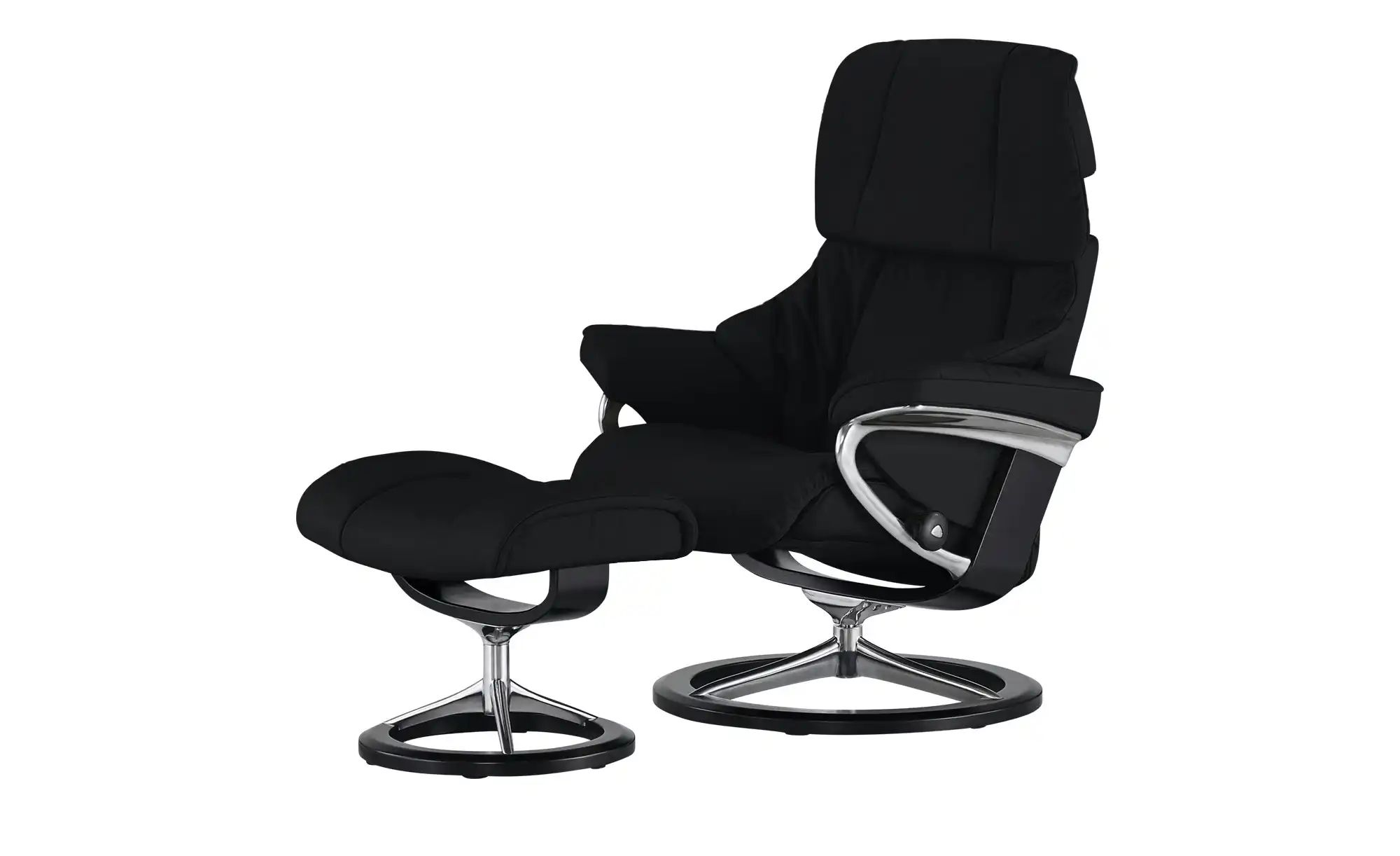 Stressless Relaxsessel mit Hocker  Reno S ¦ schwarz ¦ Maße (cm): B: 79 H: 1 günstig online kaufen