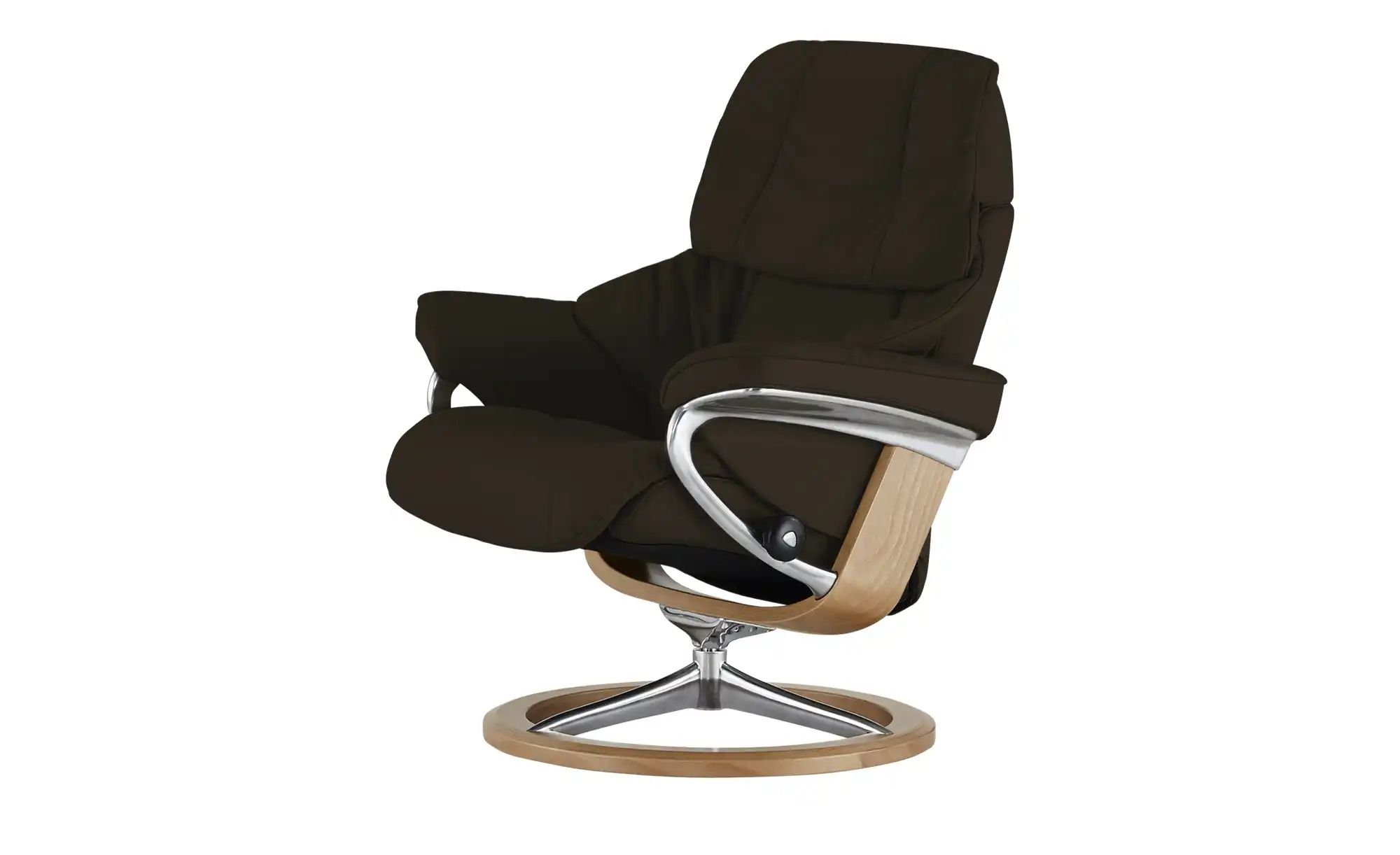 Stressless Relaxsessel mit Hocker  Reno S ¦ braun ¦ Maße (cm): B: 79 H: 109 günstig online kaufen