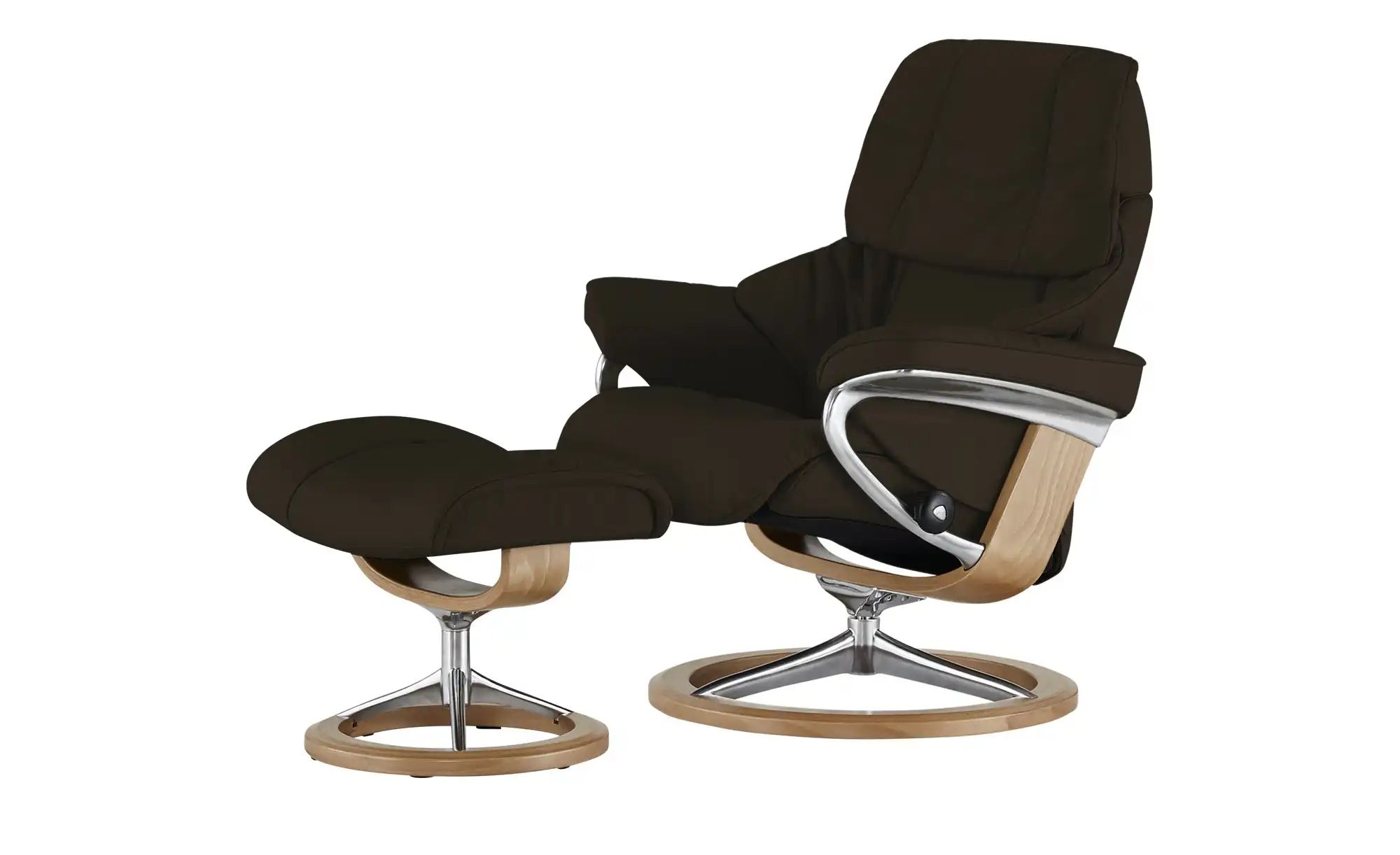 Thumbnail - Stressless Relaxsessel mit Hocker  Reno S ¦ braun ¦ Maße (cm): B: 79 H: 109 T: 75.0 Polstermöbel > Sessel > Fernsehsesse...