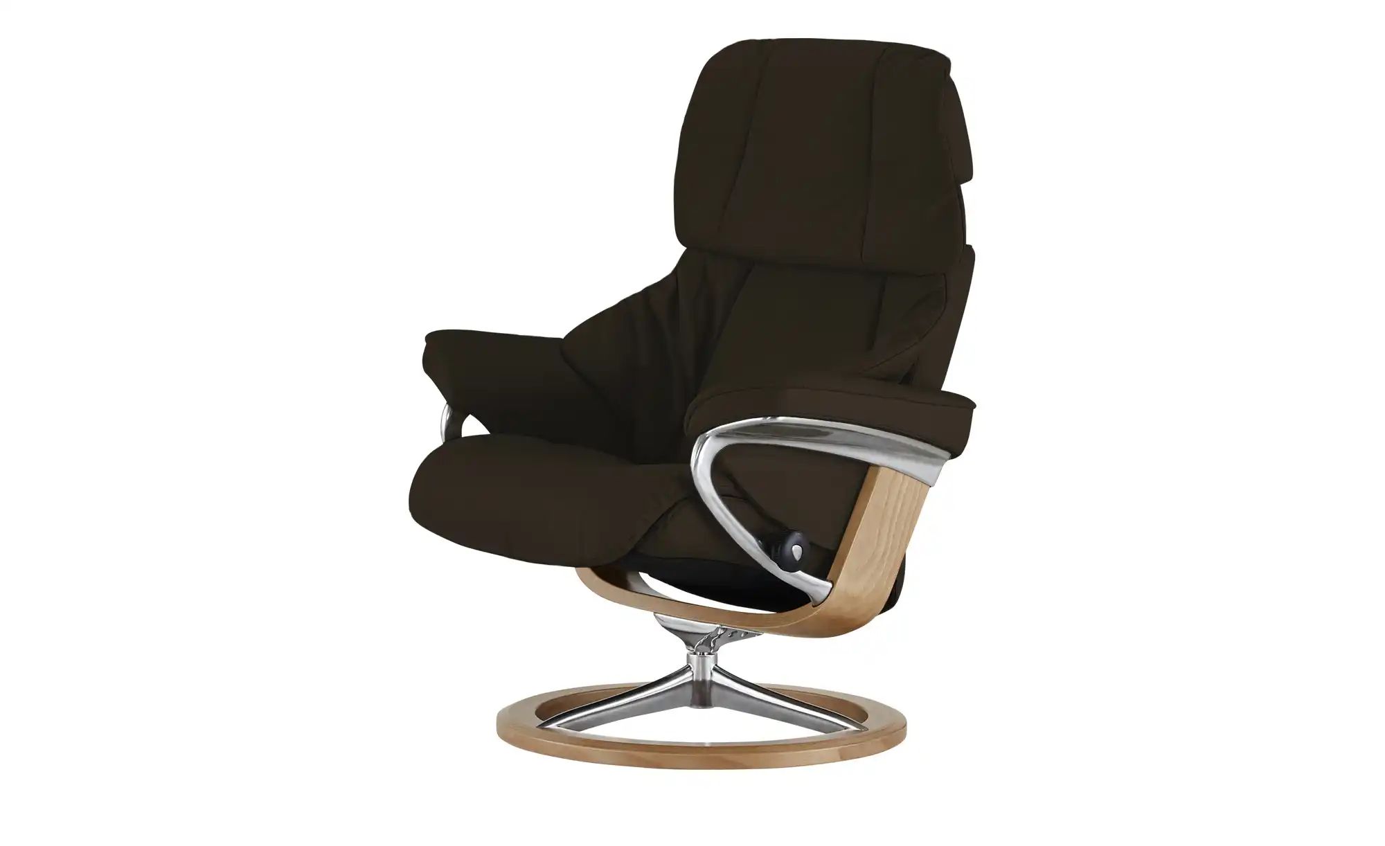 Thumbnail - Stressless Relaxsessel mit Hocker  Reno S ¦ braun ¦ Maße (cm): B: 79 H: 109 T: 75.0 Polstermöbel > Sessel > Fernsehsesse...