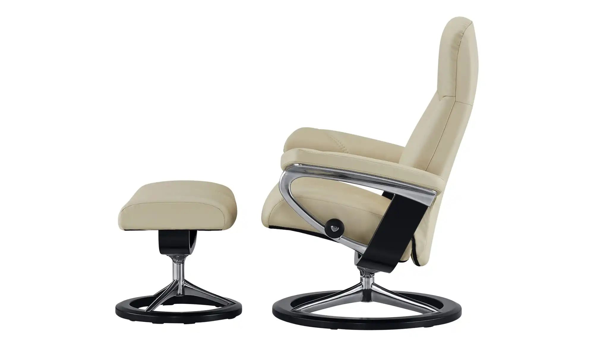 Stressless Relaxsessel mit Hocker Leder Consul L ¦ creme ¦ Maße (cm): B: 91 günstig online kaufen