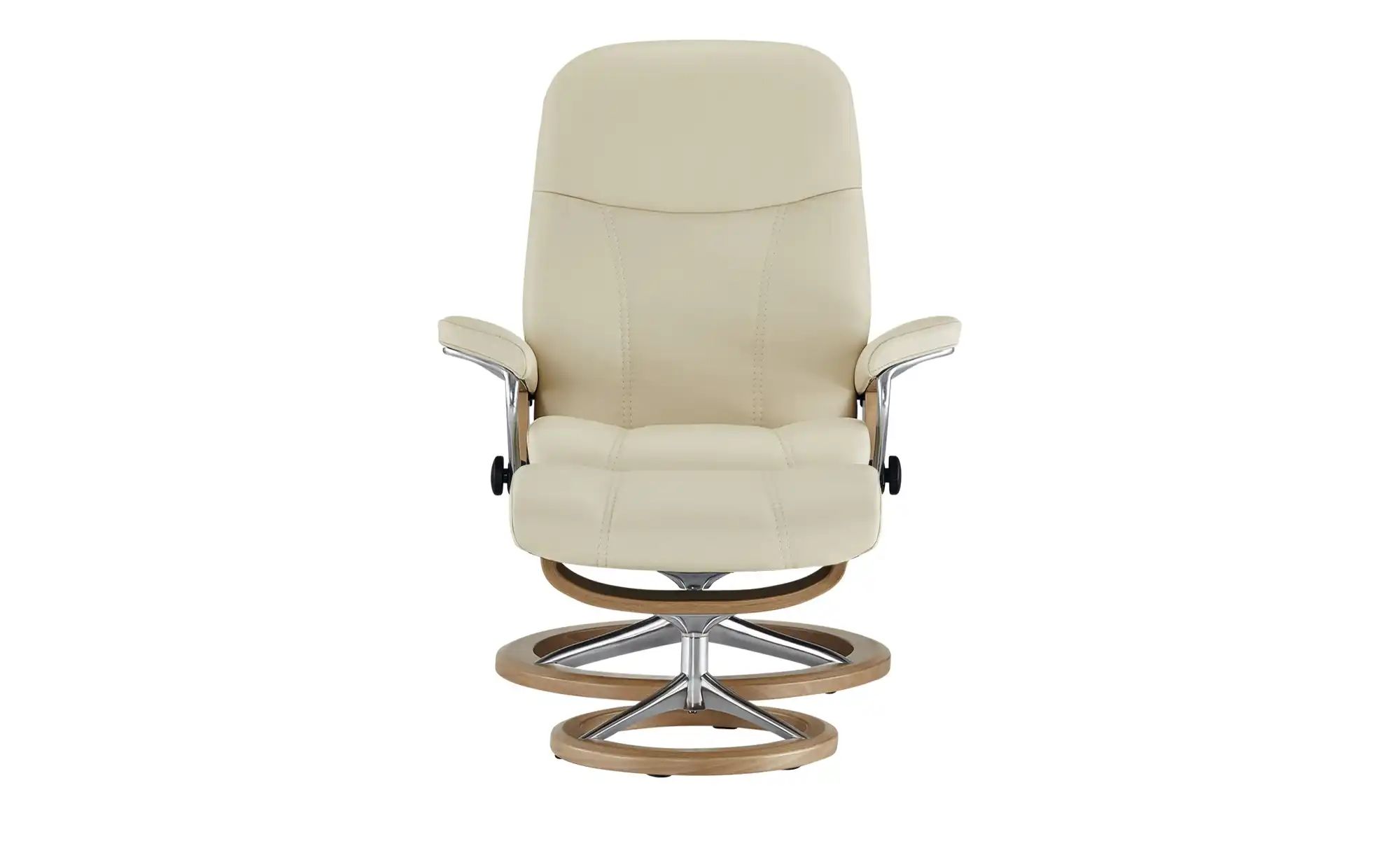 Stressless Relaxsessel mit Hocker Leder Consul L ¦ creme ¦ Maße (cm): B: 91 günstig online kaufen